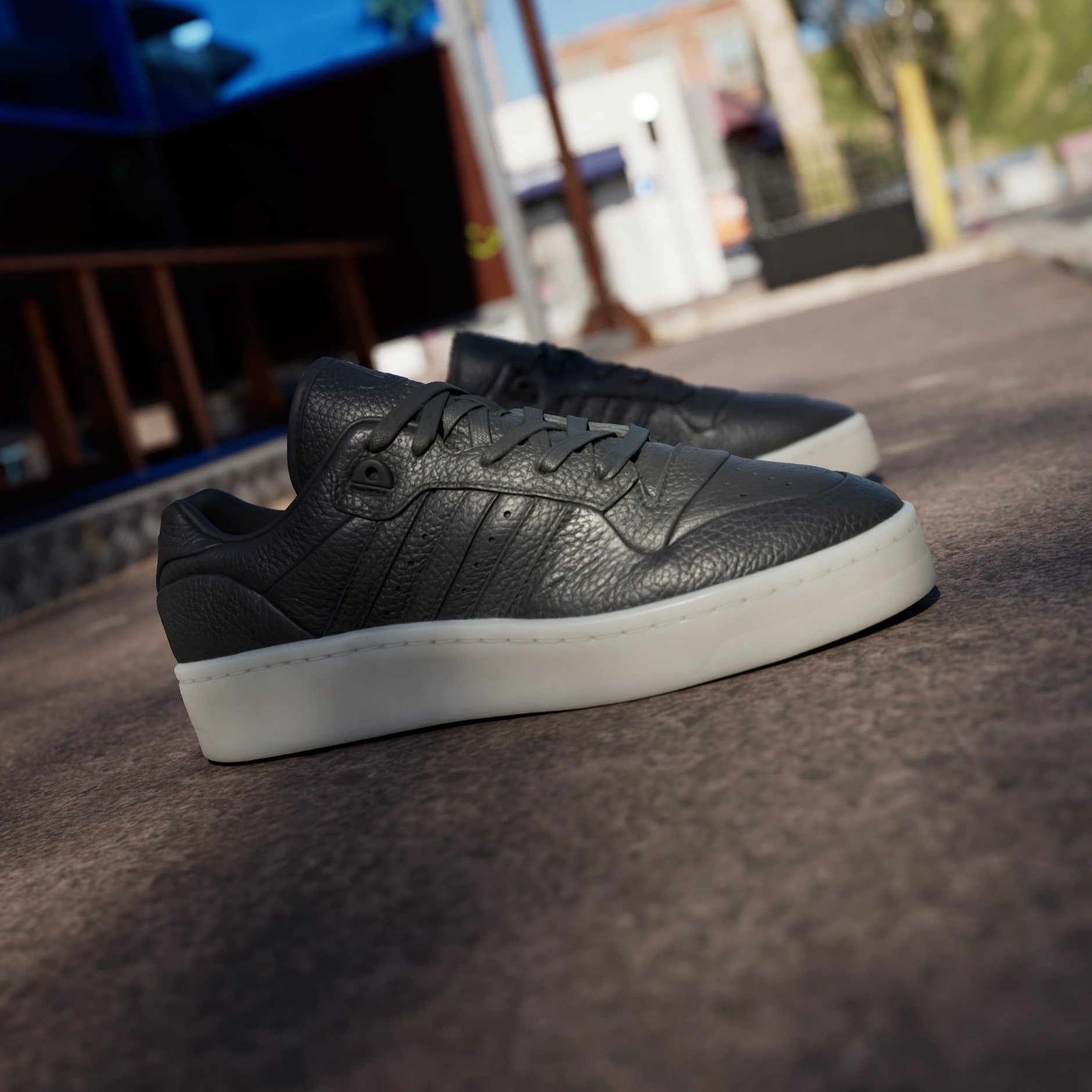 adidas Originals Men's Rivalry Lux Low Trainers - Core Black