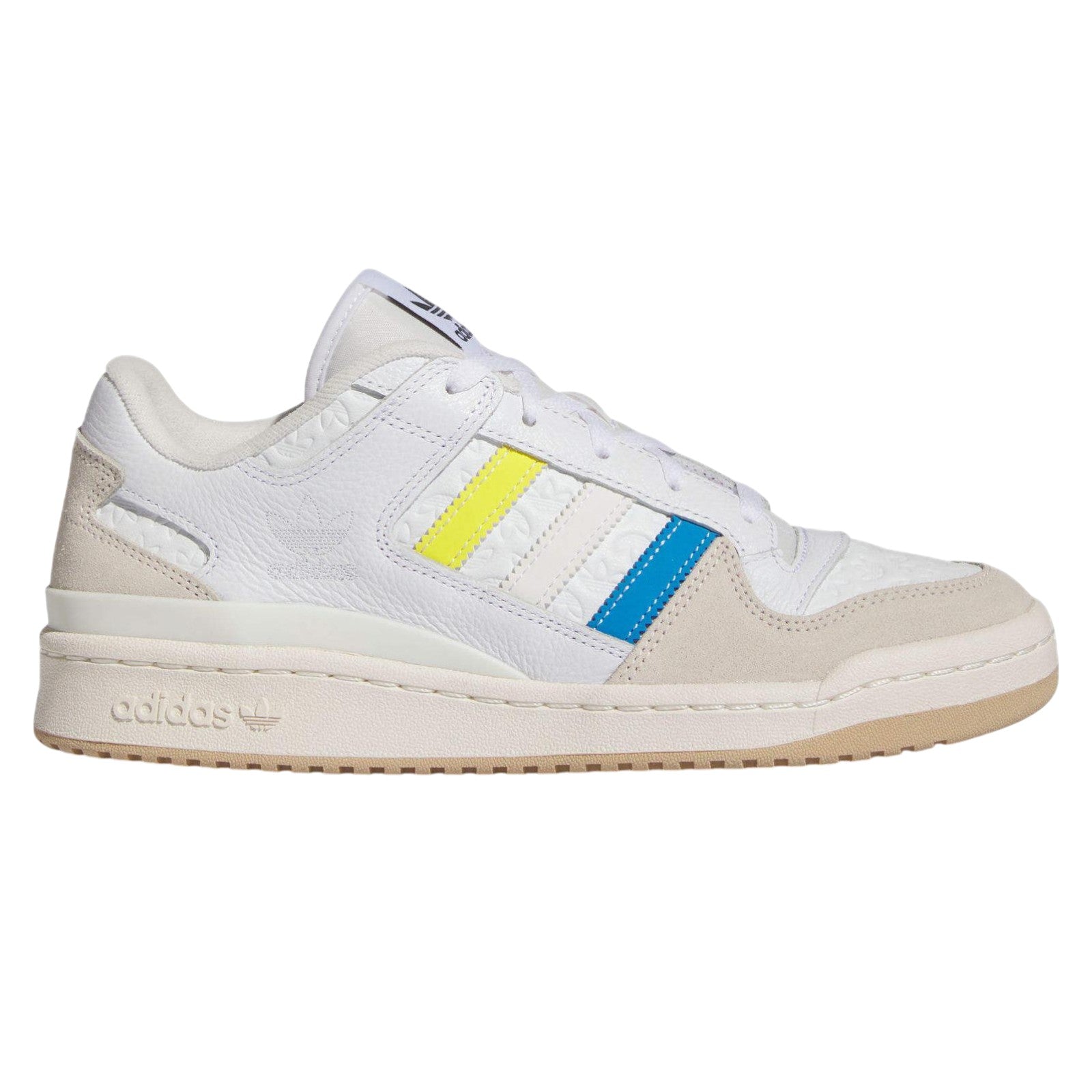 adidas Originals Forum Low Shoes - Patchwork Yellow Blue White