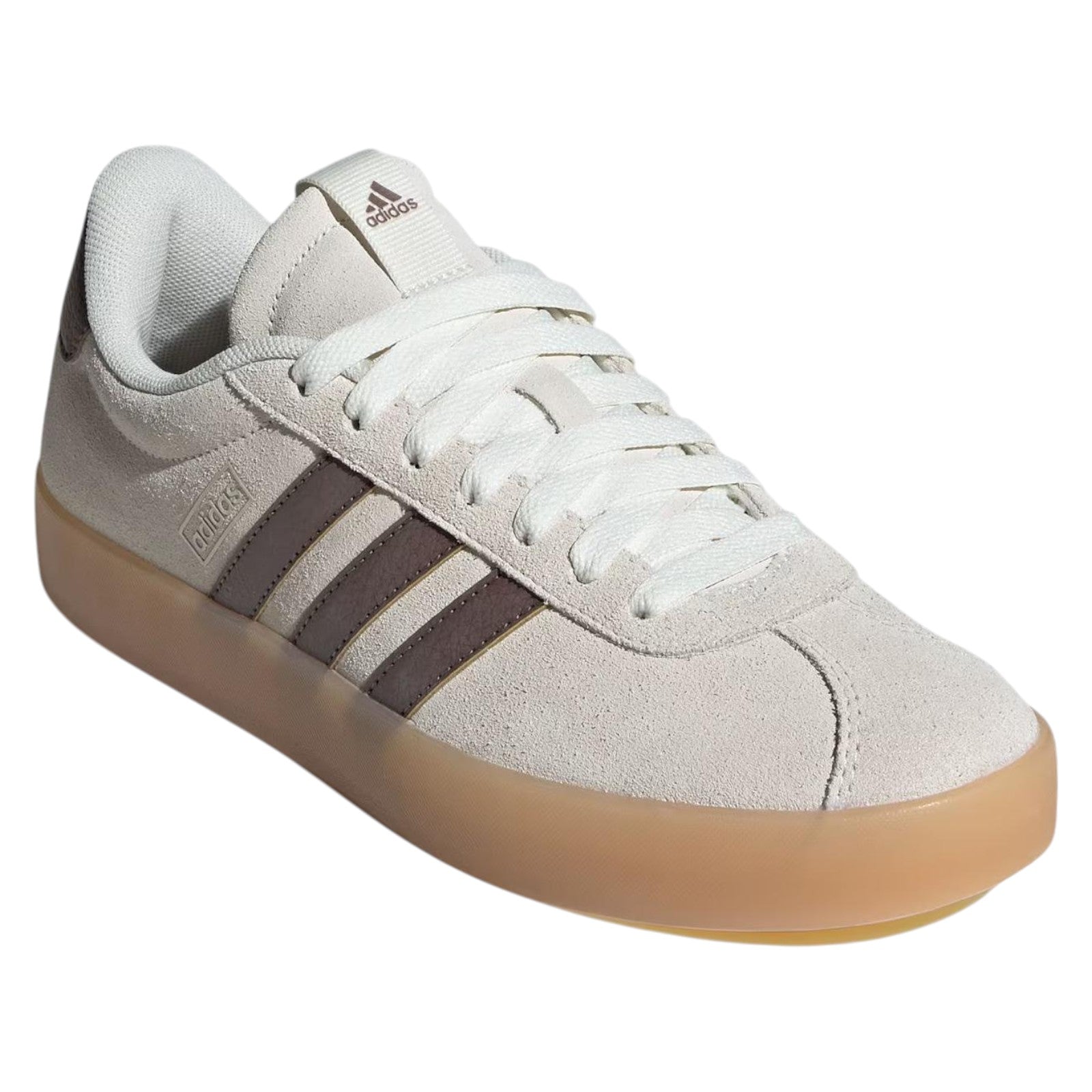 adidas Women's VL Court 3.0 Trainers - White / Beige / Gum
