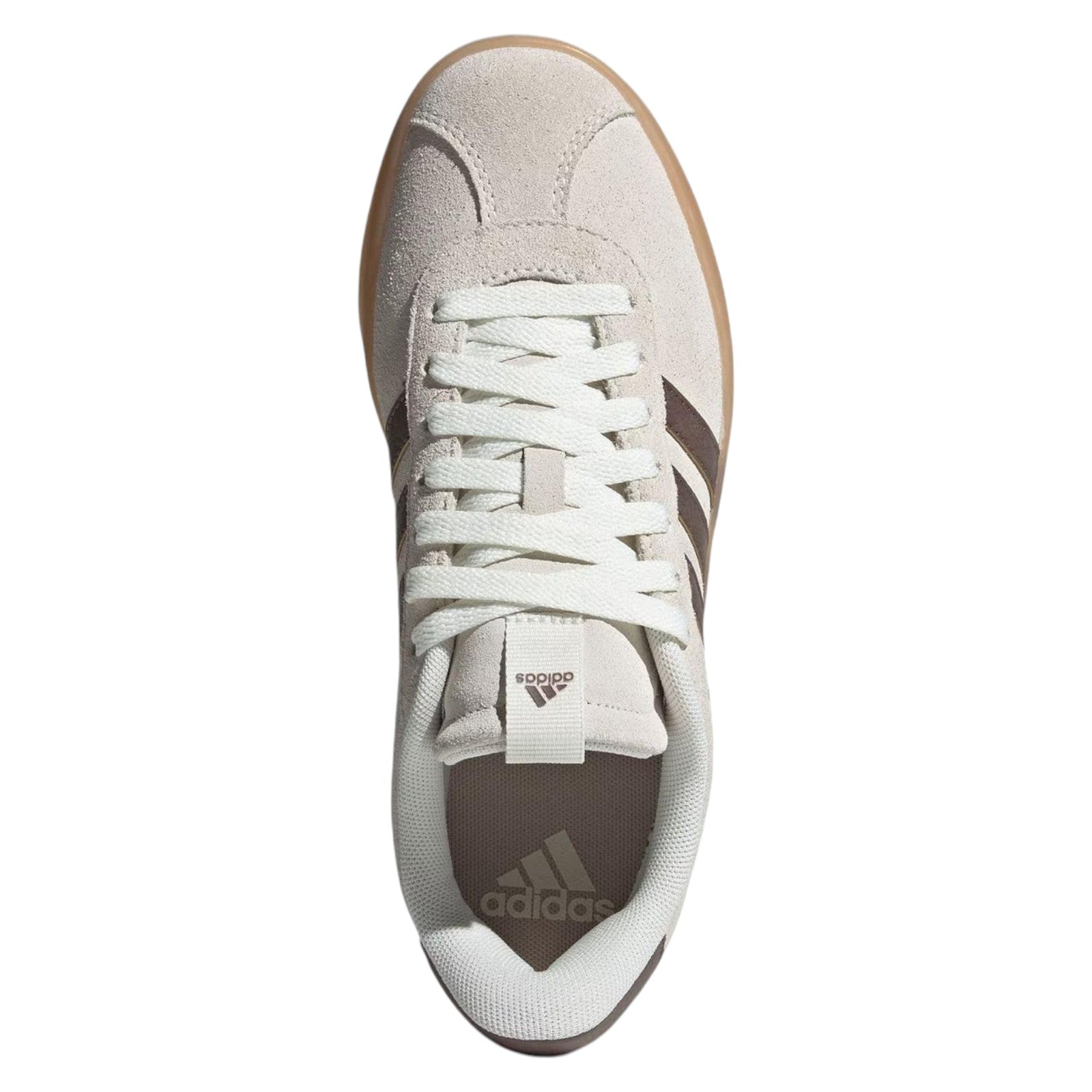 adidas Women's VL Court 3.0 Trainers - White / Beige / Gum