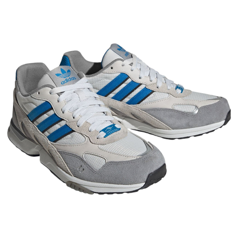 adidas Originals Torsion Super Shoes - White / Bright Blue / Grey