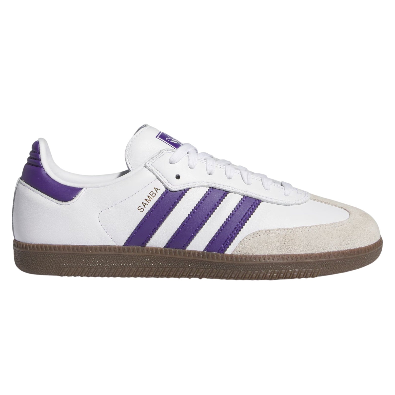 adidas Originals Samba ADV Shoes - Cloud White / Collegiate Purple