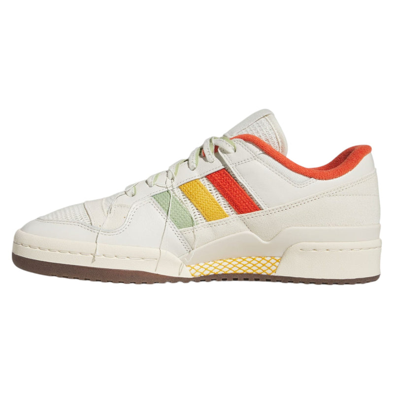 adidas Originals Forum 84 Low CL Shoes - Off White, Orange & Gum