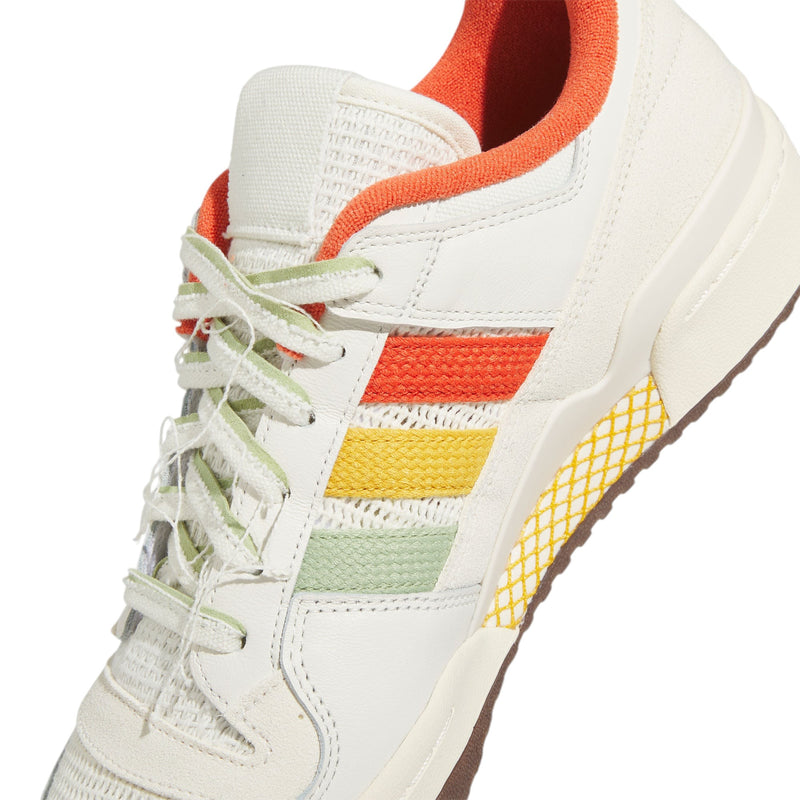 adidas Originals Forum 84 Low CL Shoes - Off White, Orange & Gum