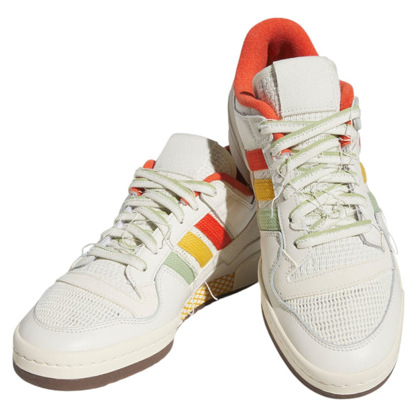 adidas Originals Forum 84 Low CL Shoes - Off White, Orange & Gum