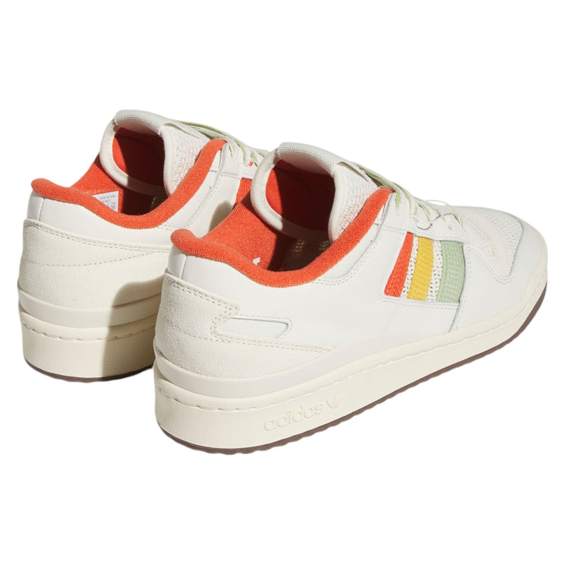 adidas Originals Forum 84 Low CL Shoes - Off White, Orange & Gum