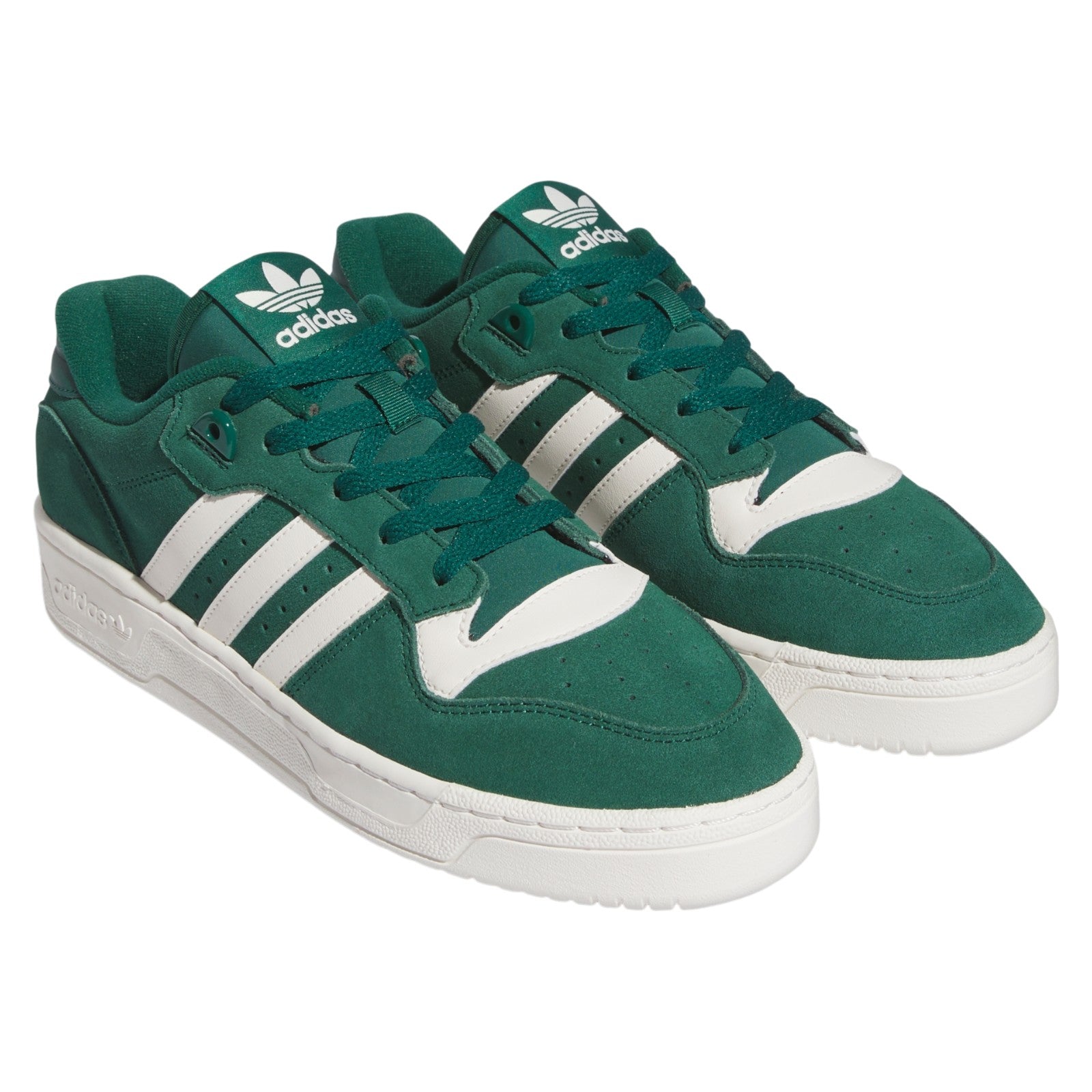 adidas Orignals Rivalry Low Shoes - Collegiate Green / Cloud White