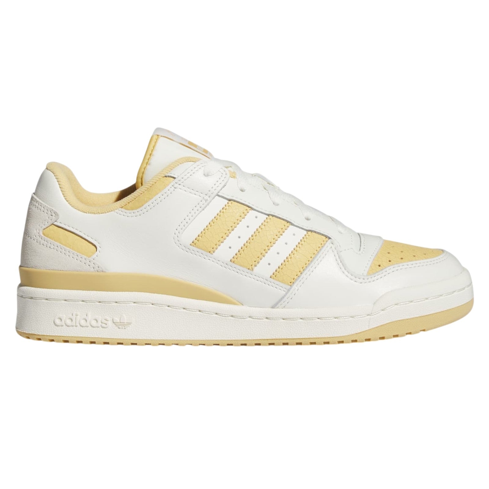 adidas Originals Men's Forum Low CL Trainers - Ivory / Yellow