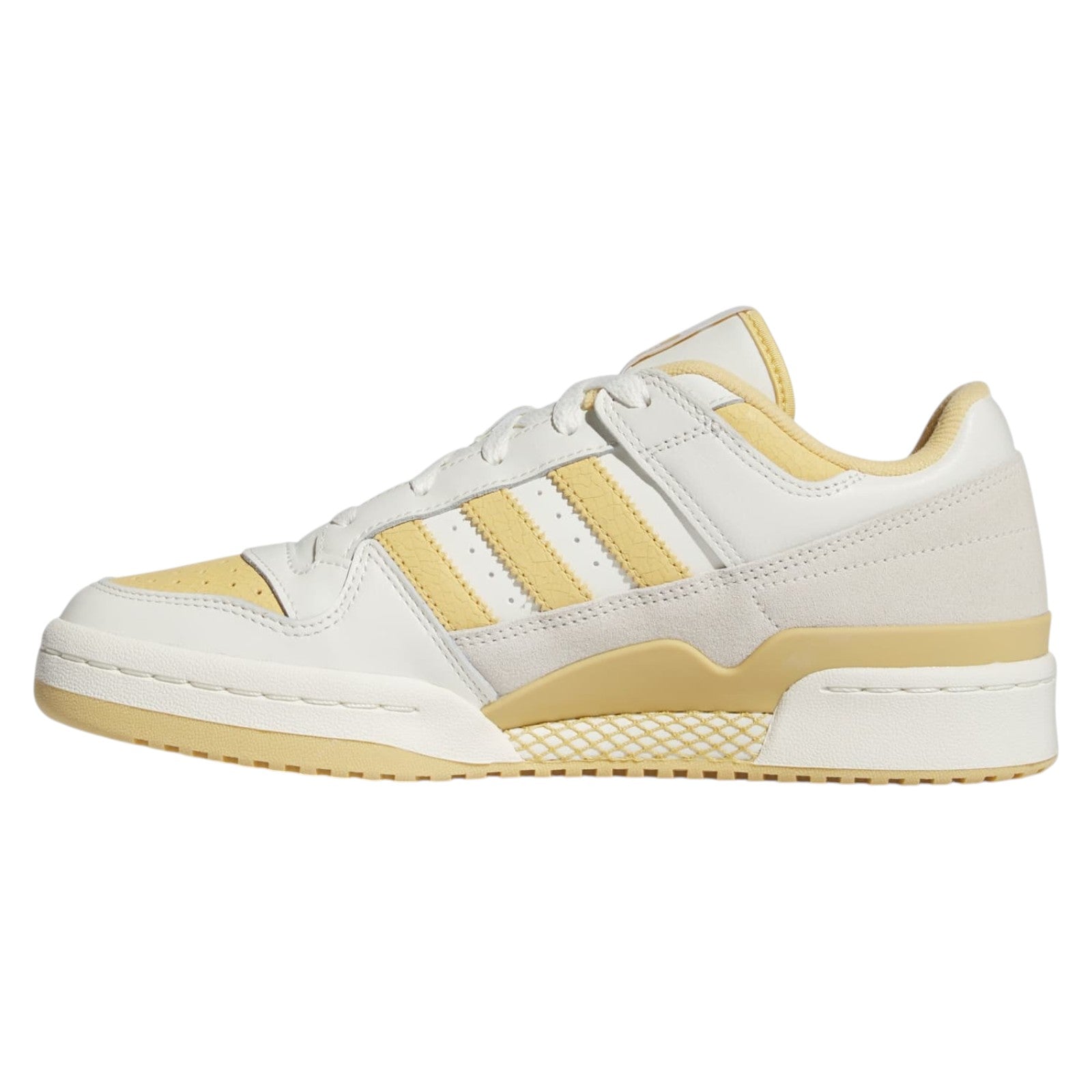 adidas Originals Men's Forum Low CL Trainers - Ivory / Yellow