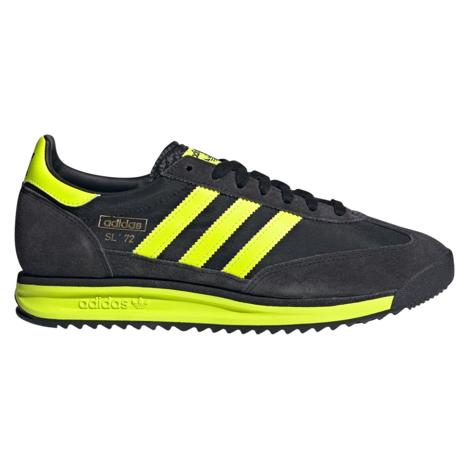 adidas Originals SL 72 RS Trainers - Core Black / Solar Yellow