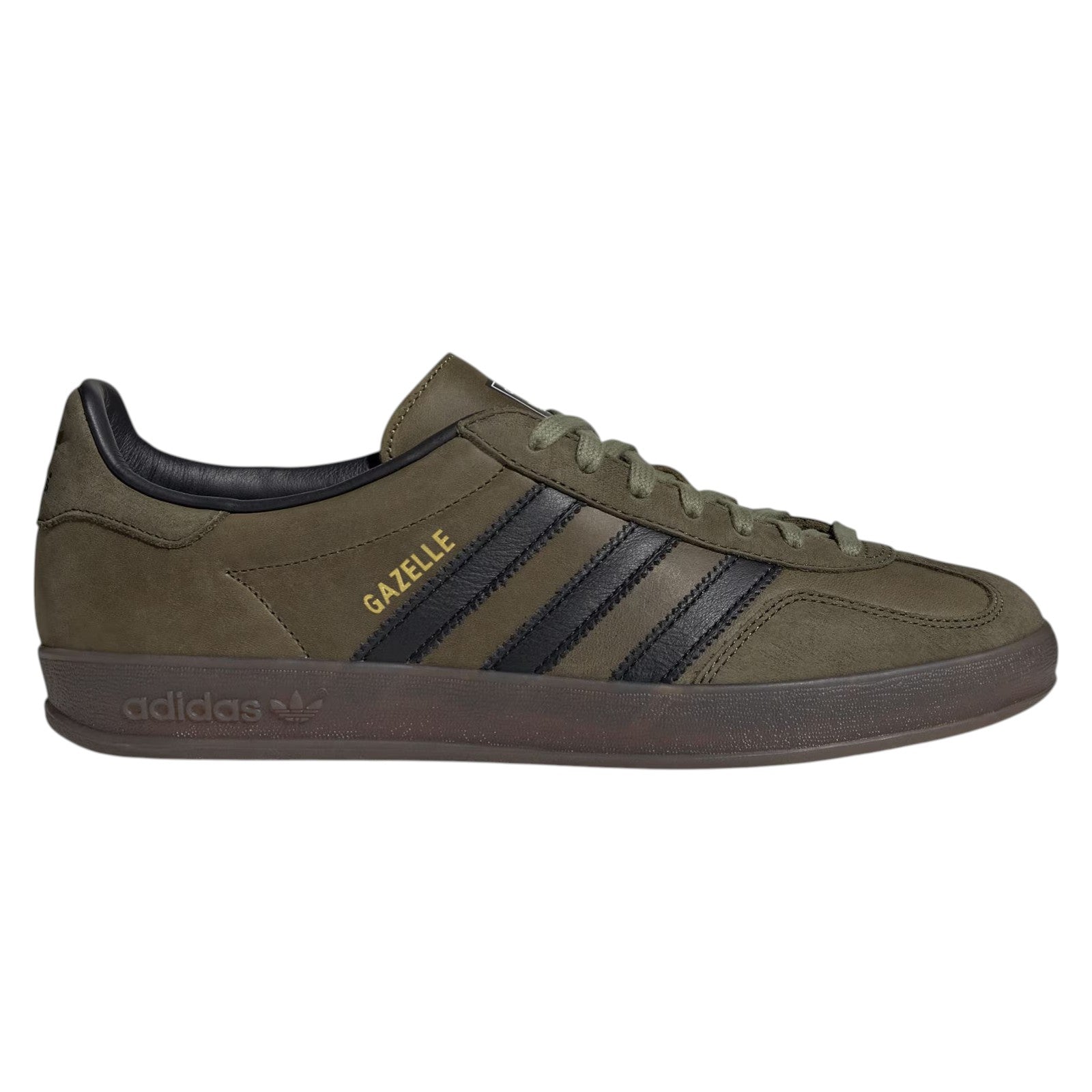 adidas Originals Gazelle Indoor Trainers - Focus Olive / Black