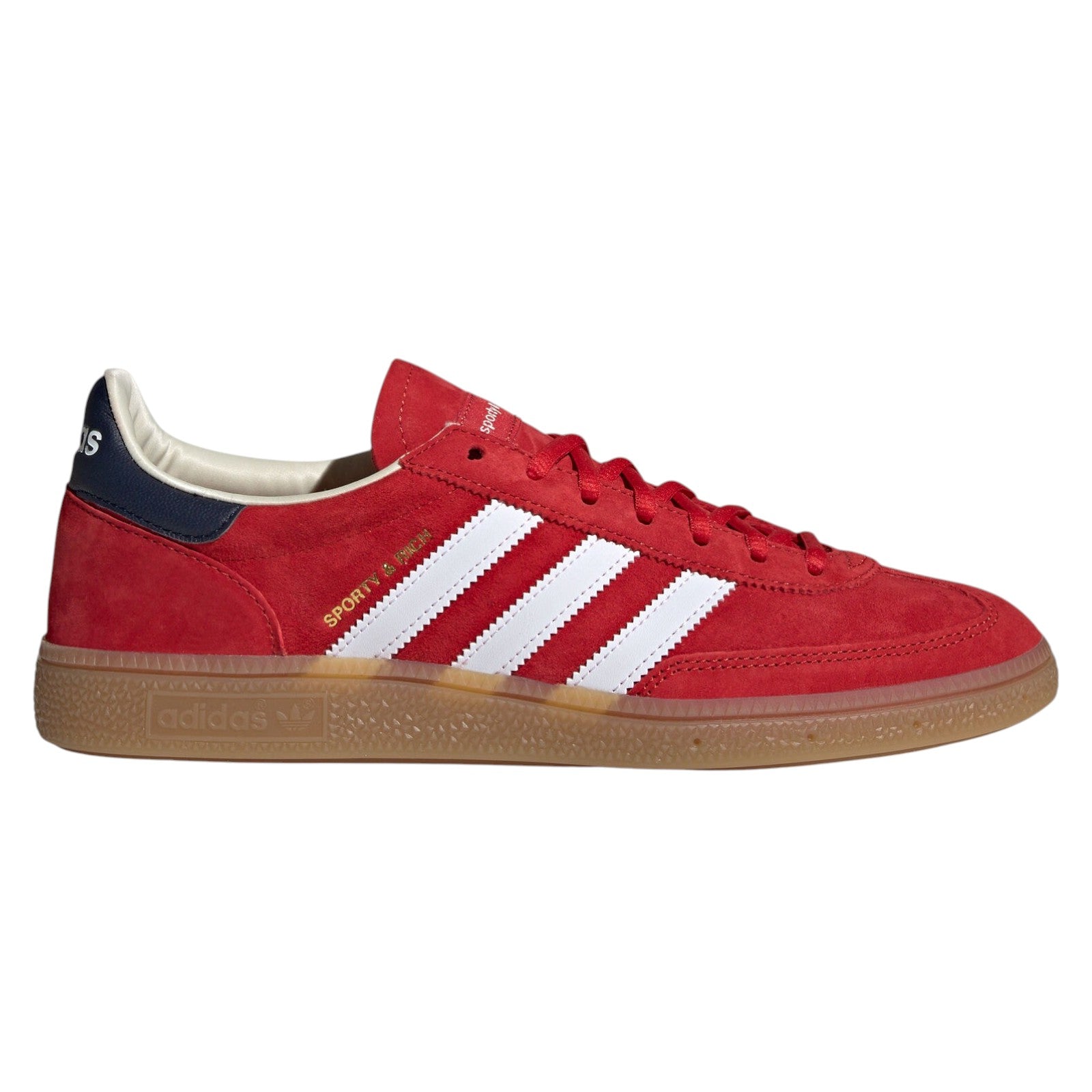 adidas x Sporty & Rich USA Handball Spezial Shoes - Collegiate Red / Night Indigo - IH8337