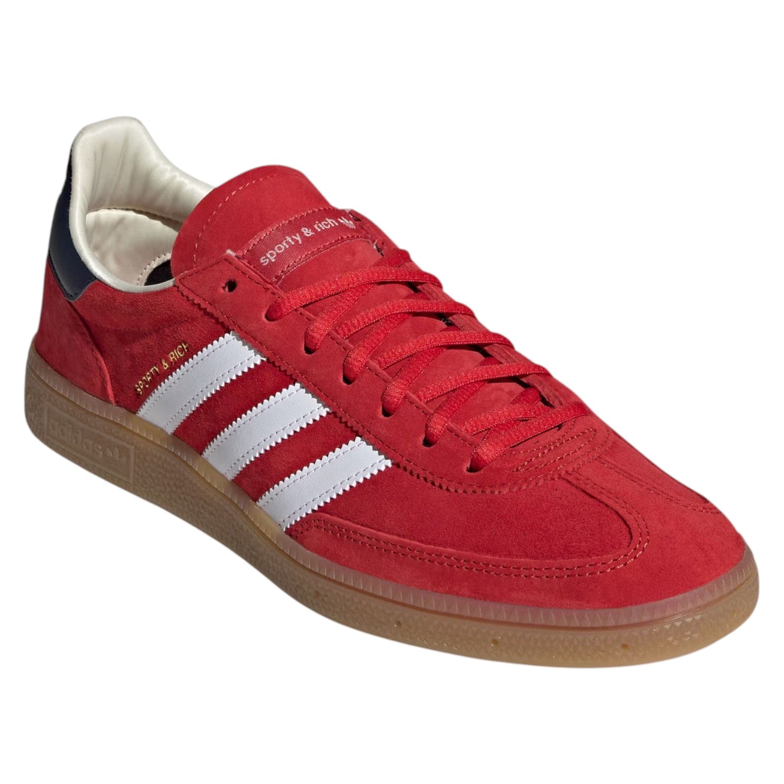 adidas x Sporty & Rich USA Handball Spezial Shoes - Collegiate Red / Night Indigo - IH8337