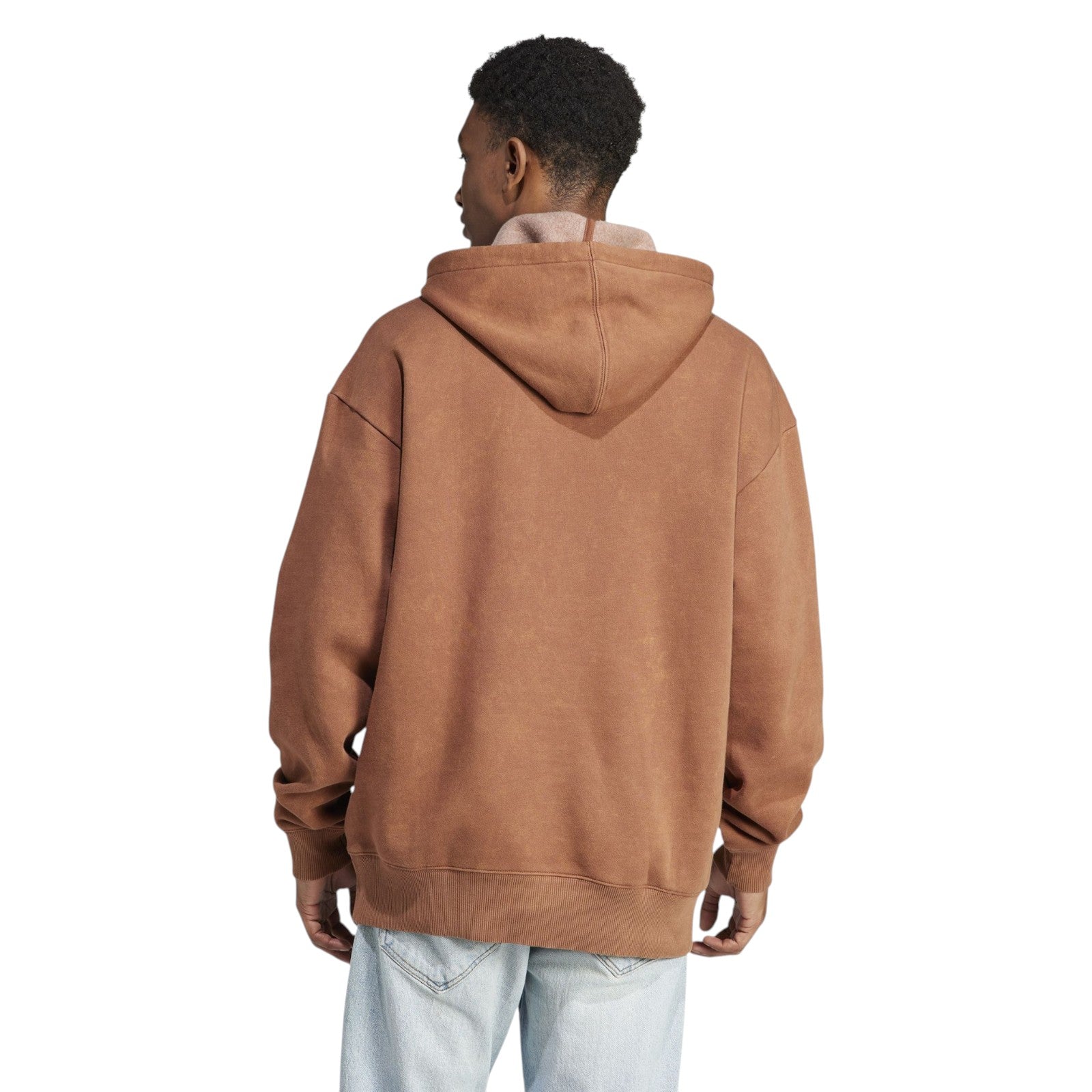 adidas ALL SZN Garment-Wash Hoodie - Brown