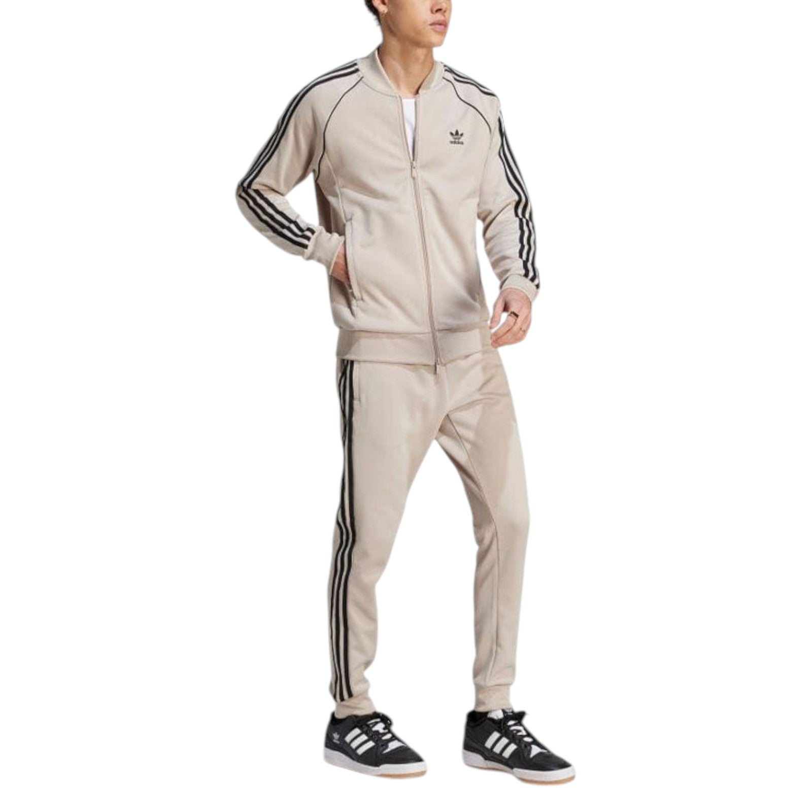 adidas Originals Men's Adicolor Classics SST Superstar Track Jacket - Wonder Beige