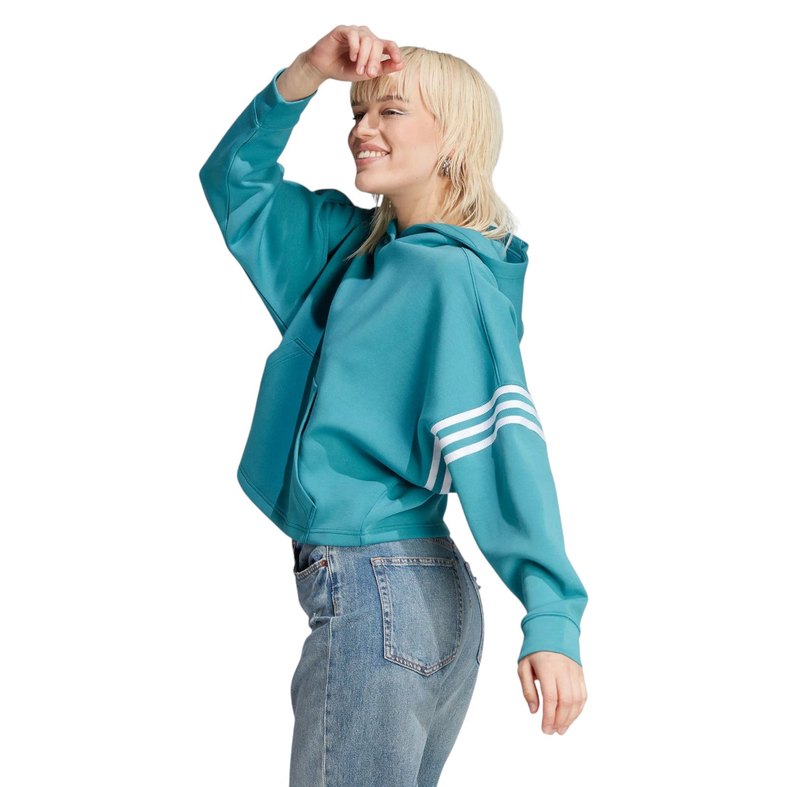 adidas Women's Adicolor Neuclassics Hoodie - Arctic Fusion