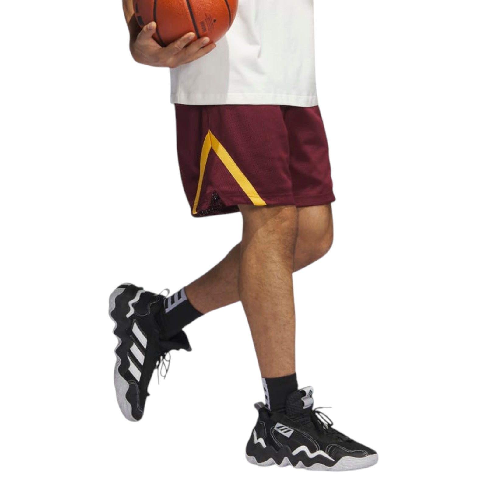 adidas Men's Select Summer Basketball Shorts - Shadow Red