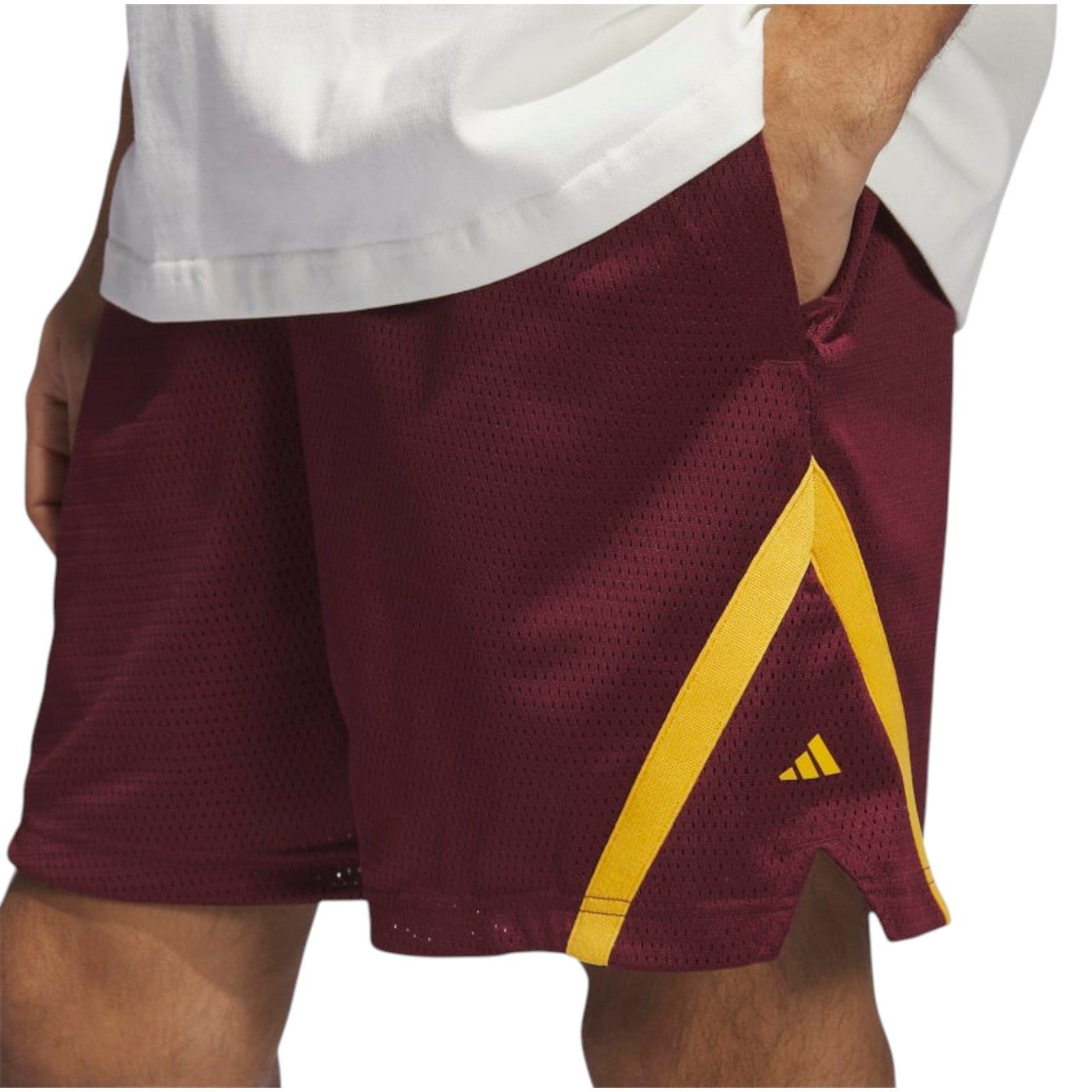 adidas Men's Select Summer Basketball Shorts - Shadow Red