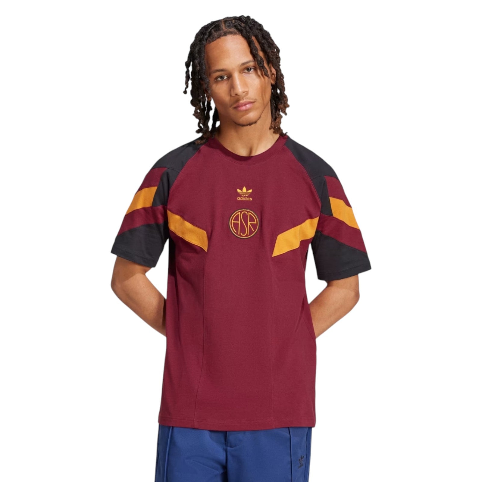 adidas Originals Men's AS Roma Originals Tee - Red