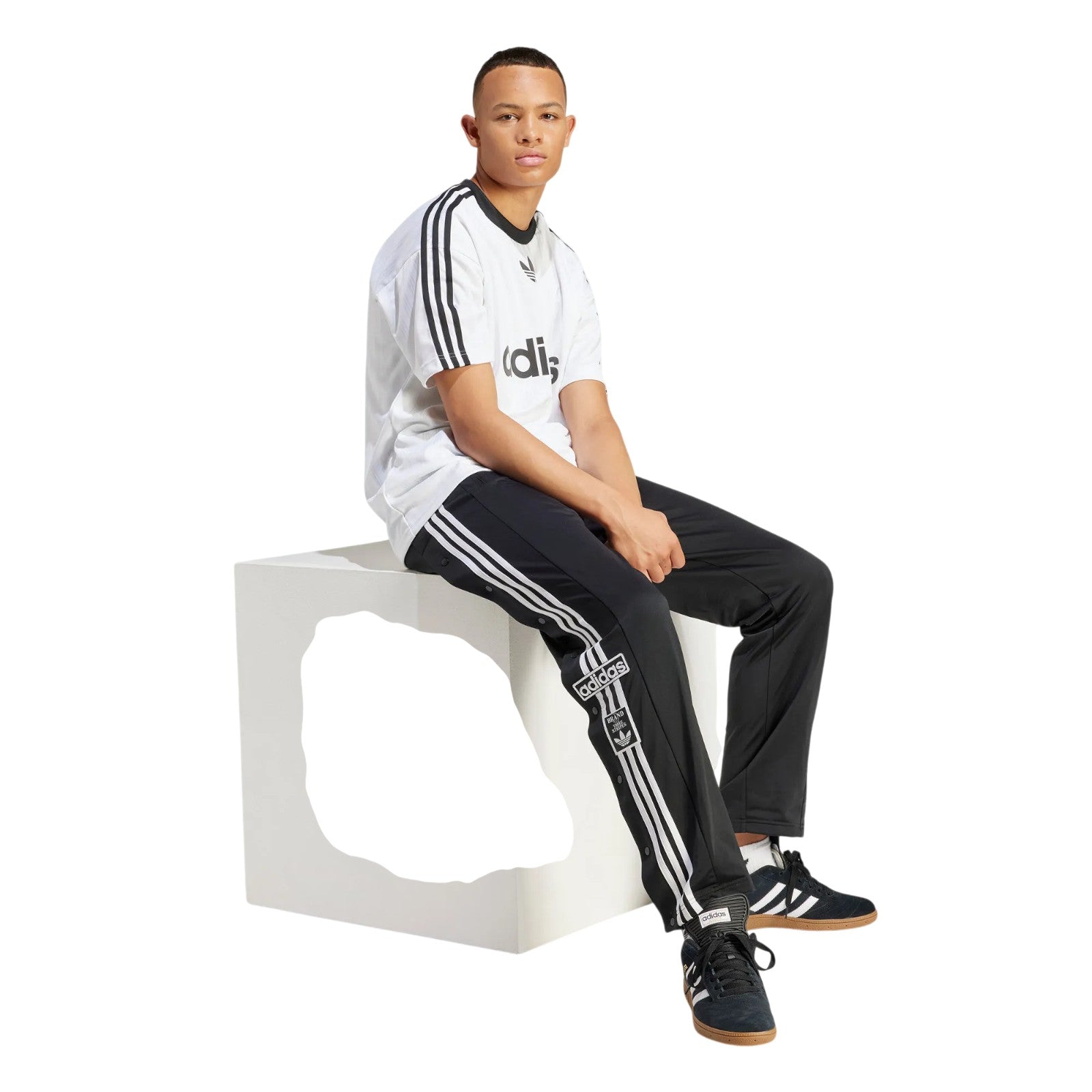 adidas Originals Men's Adicolor Polyester T-Shirt - White
