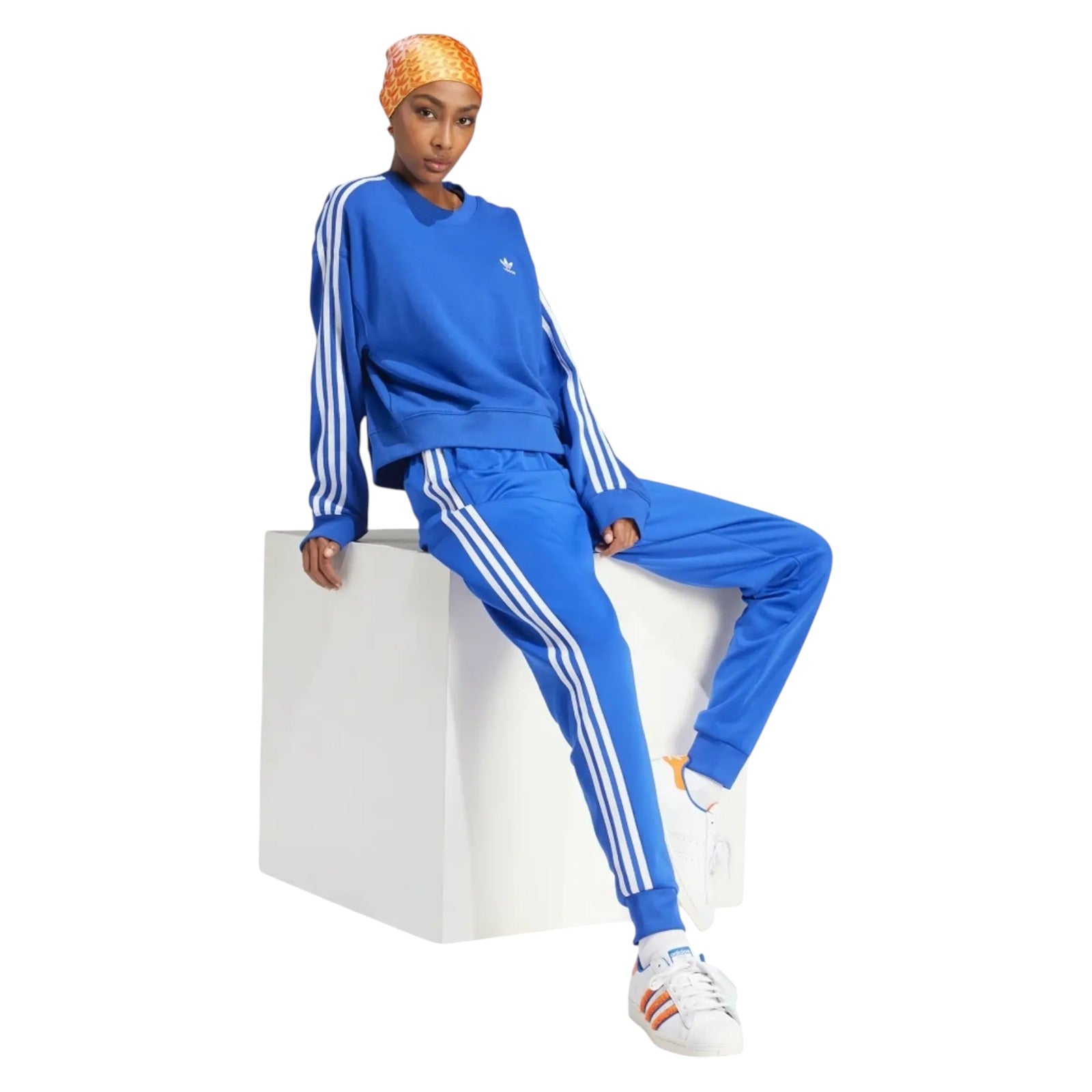 adidas Originals Women's Adicolor Classics Cuffed Track Pants - Semi Lucid Blue