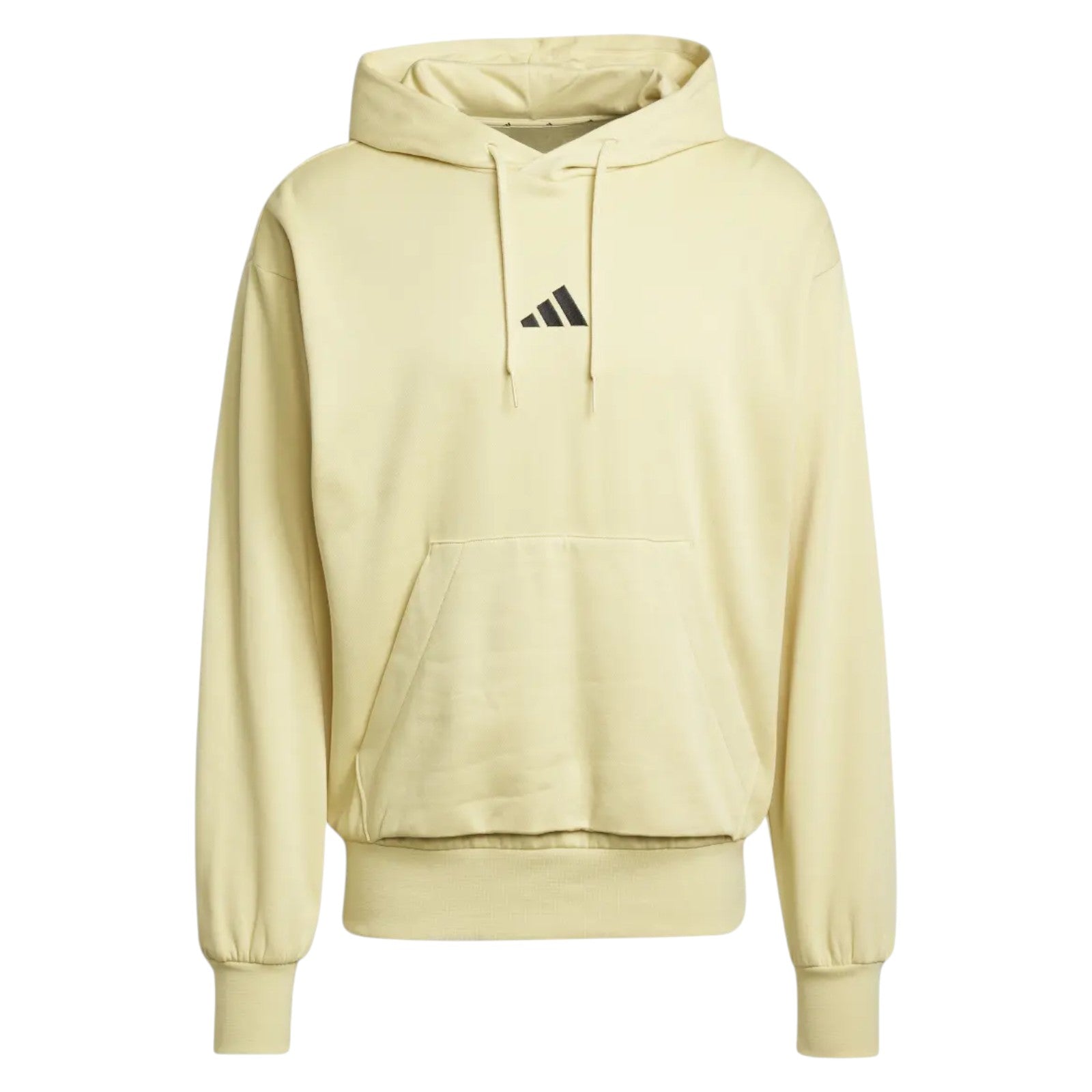 adidas Men's Essentials Feelcozy Fleece Hoodie - Yellow