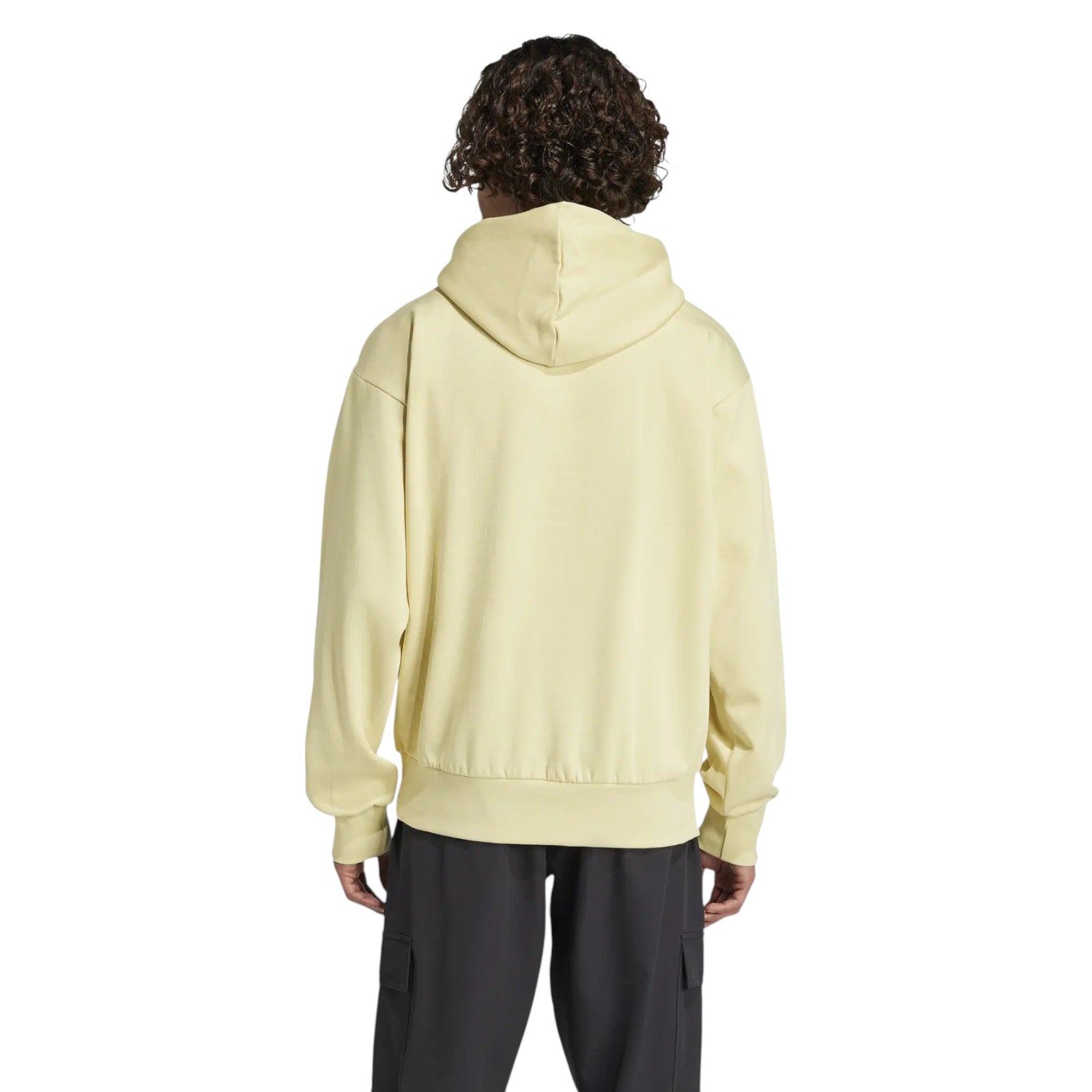 adidas Men's Essentials Feelcozy Fleece Hoodie - Yellow