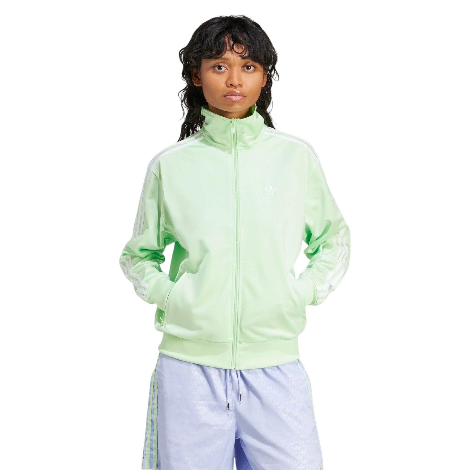 adidas Originals Women's Adicolor Classics Loose Firebird Track Top - Green