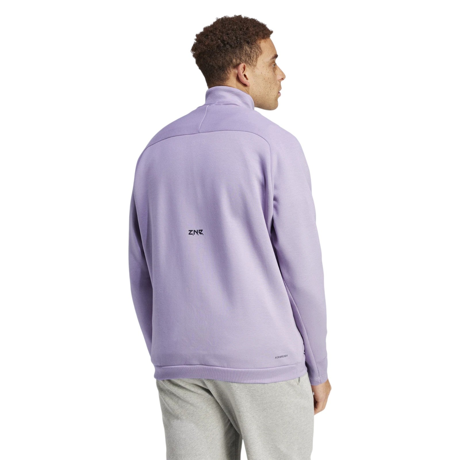 adidas Men's Z.N.E. Half-Zip Sweatshirt - Purple
