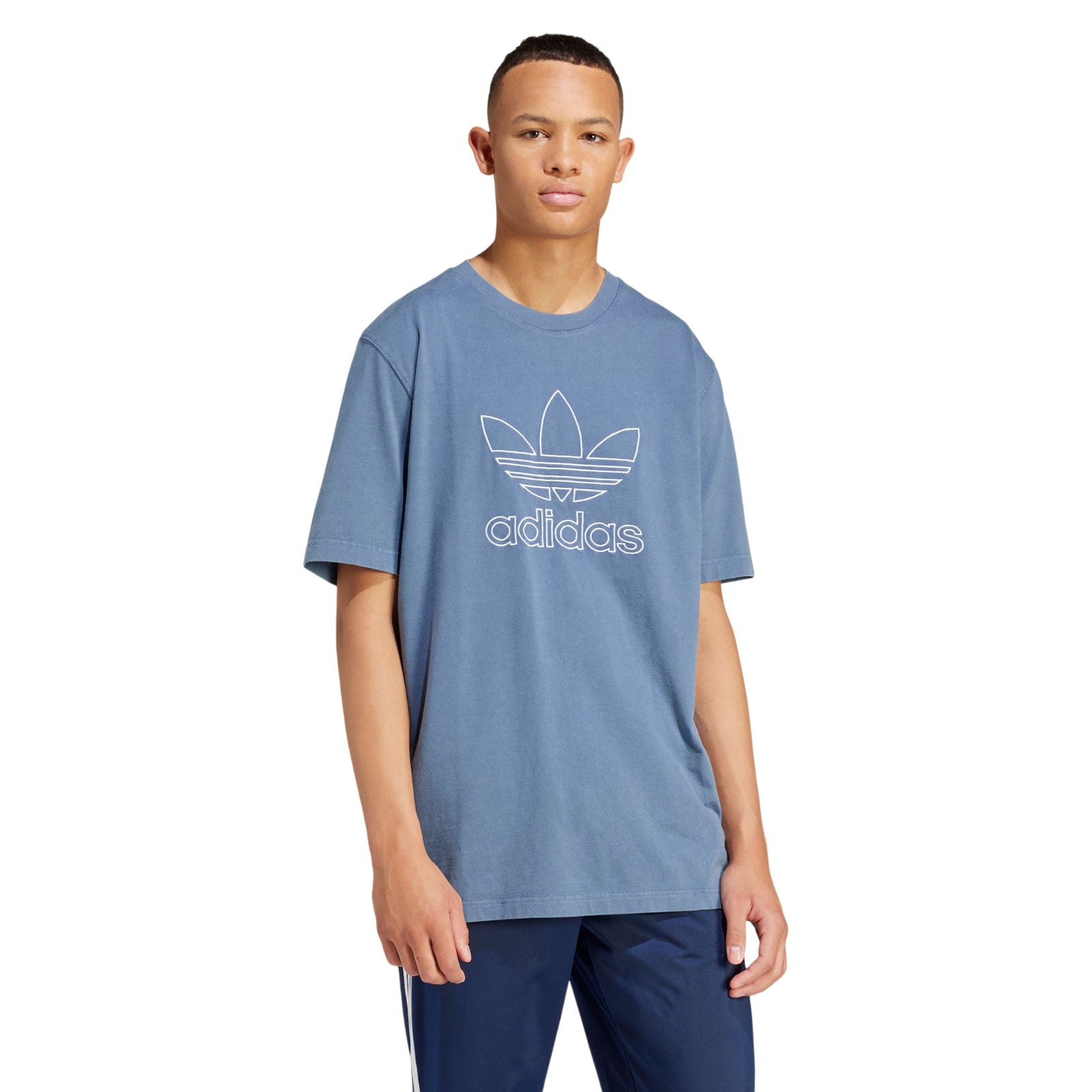 adidas Originals Adicolor Outline Trefoil T-Shirt - Blue