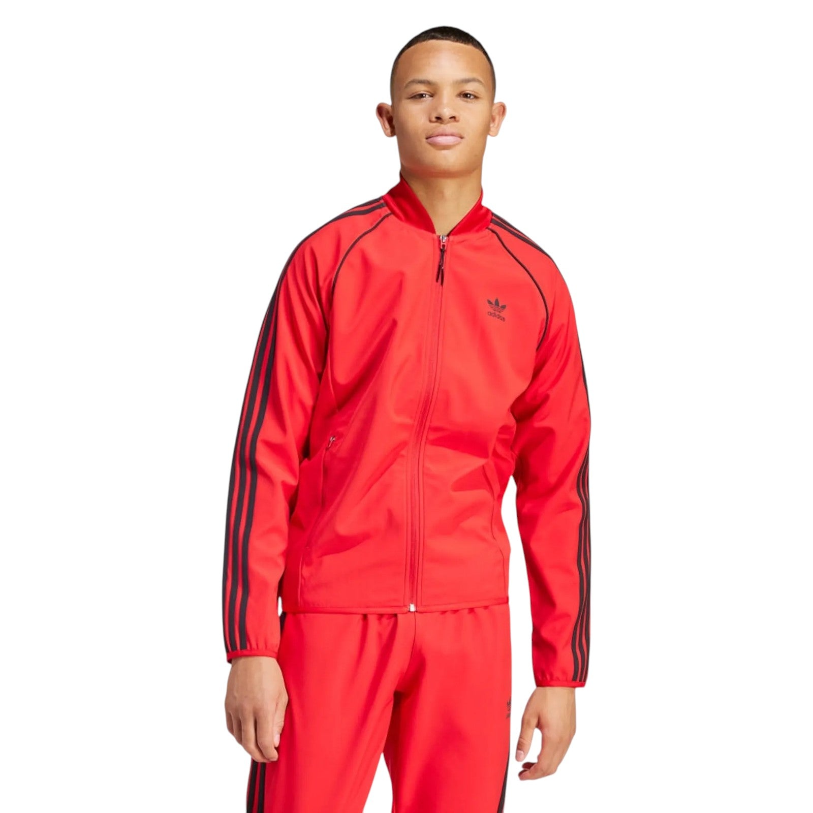 adidas Originals Men's SST Bonded Track Jacket - Red