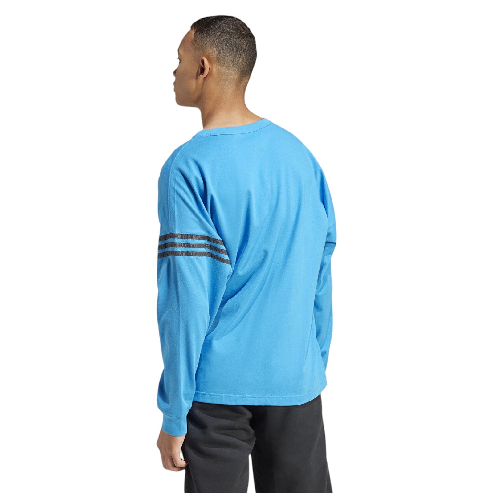 adidas Originals Men's Street Neuclassic Long Sleeve Tee - Blue