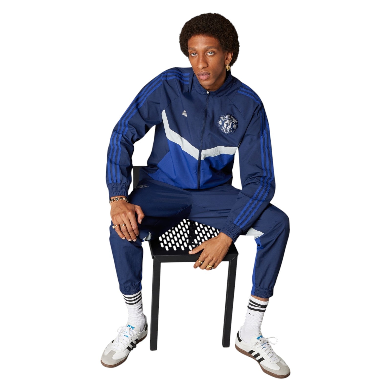 adidas Manchester United Seasonal Track Top - Navy