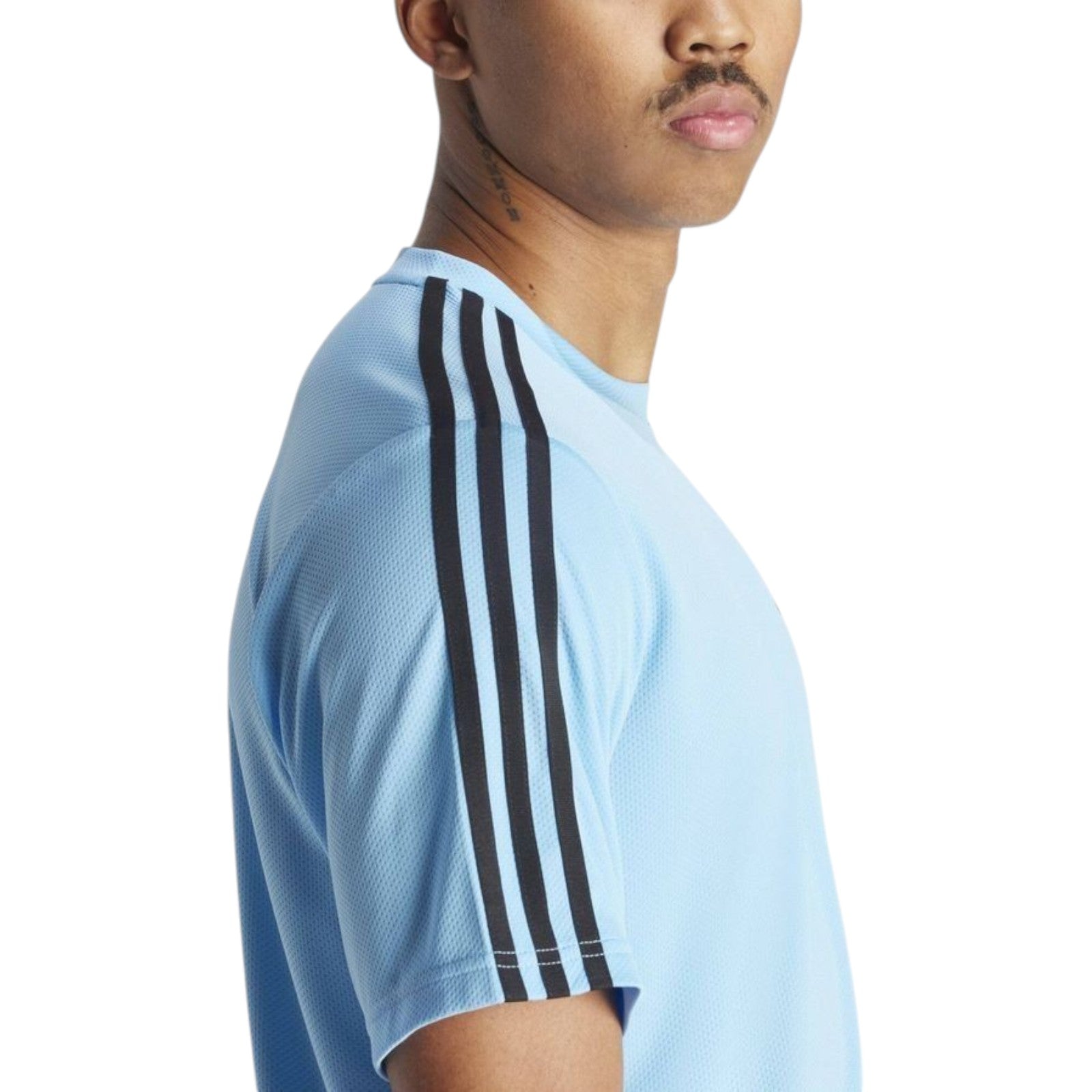 adidas Train Essentials 3-Stripes Training T-Shirt - Blue