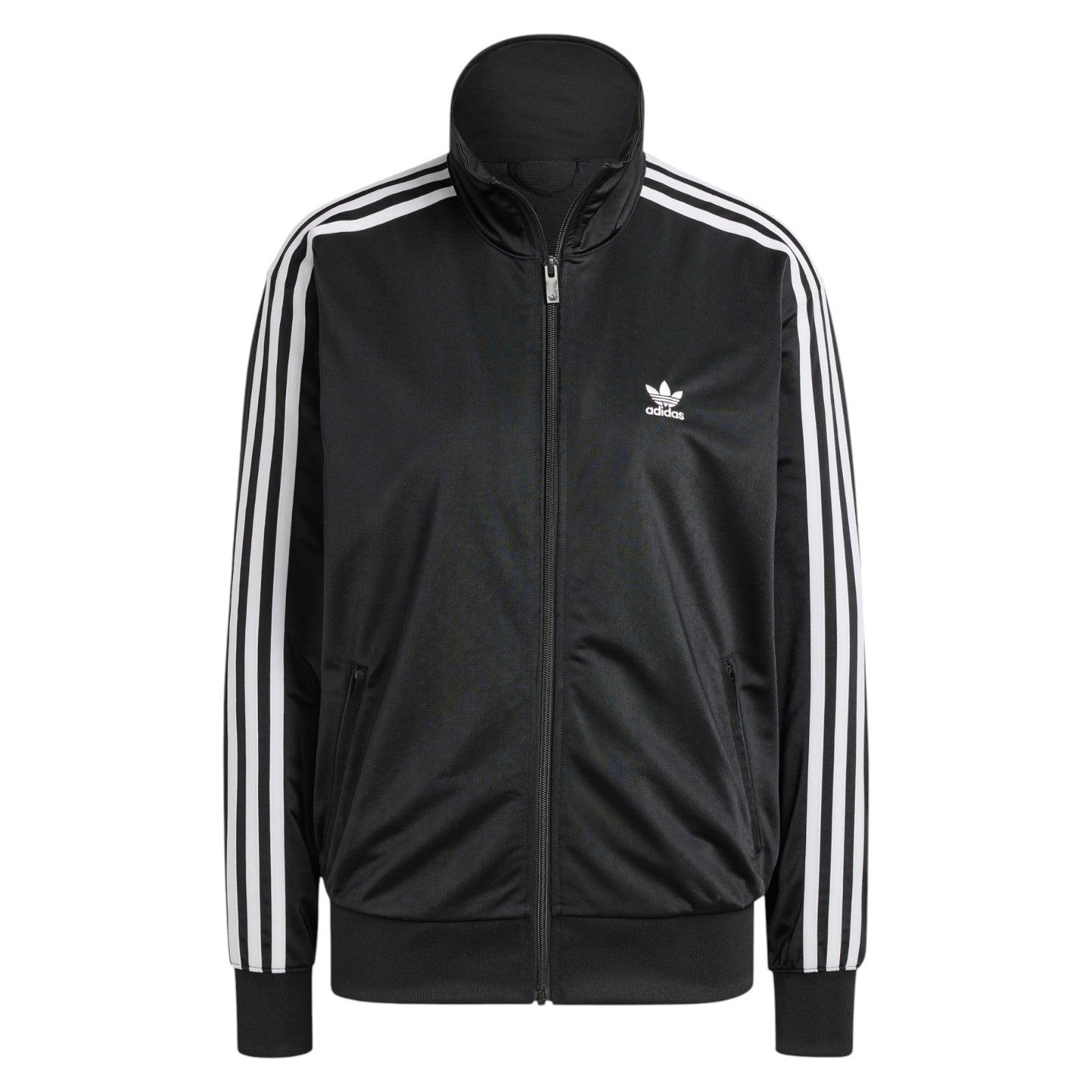 adidas Originals Women's Adicolor Loose Firebird Track Top - Black