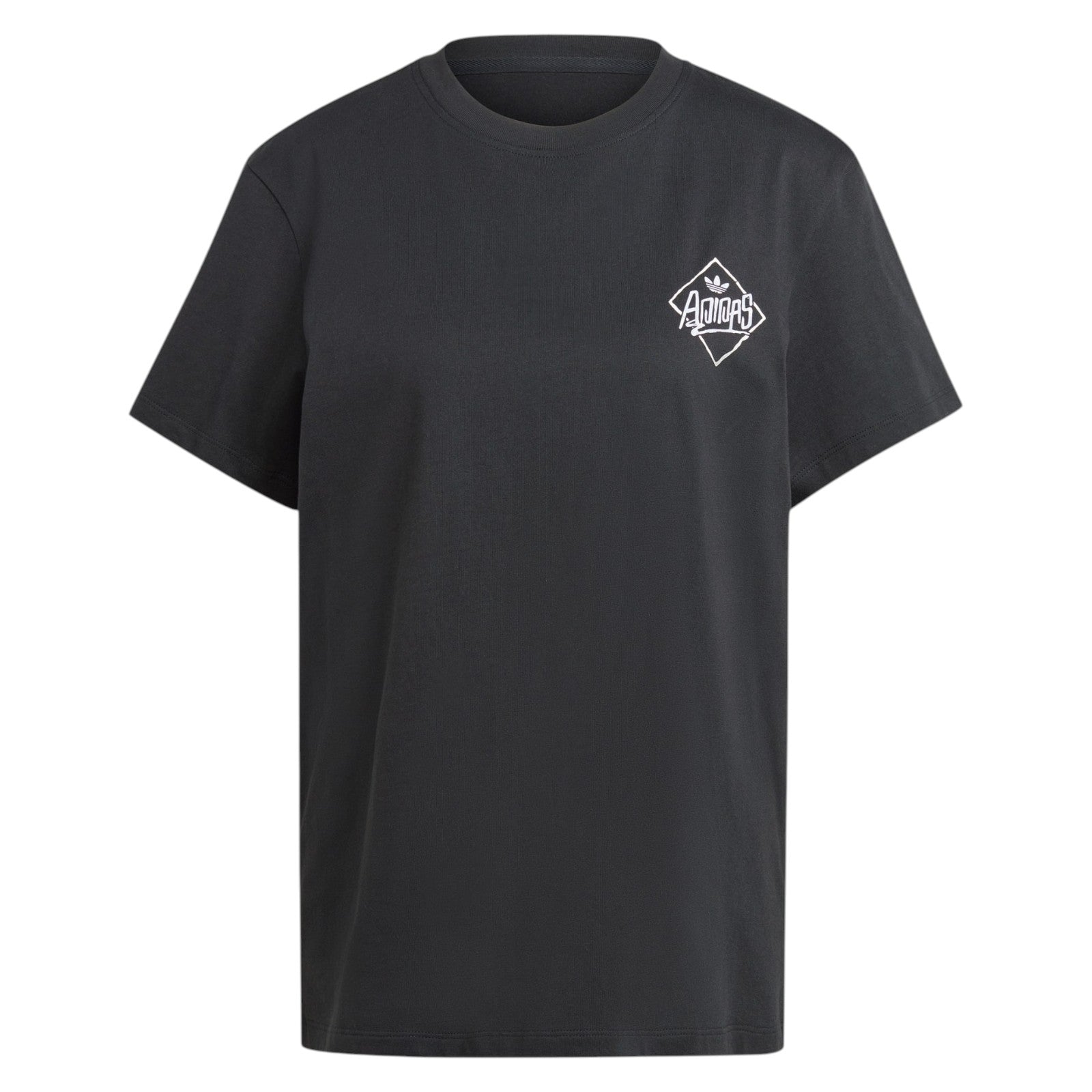 adidas Originals Women's Watermark Graphic T-Shirt - Black