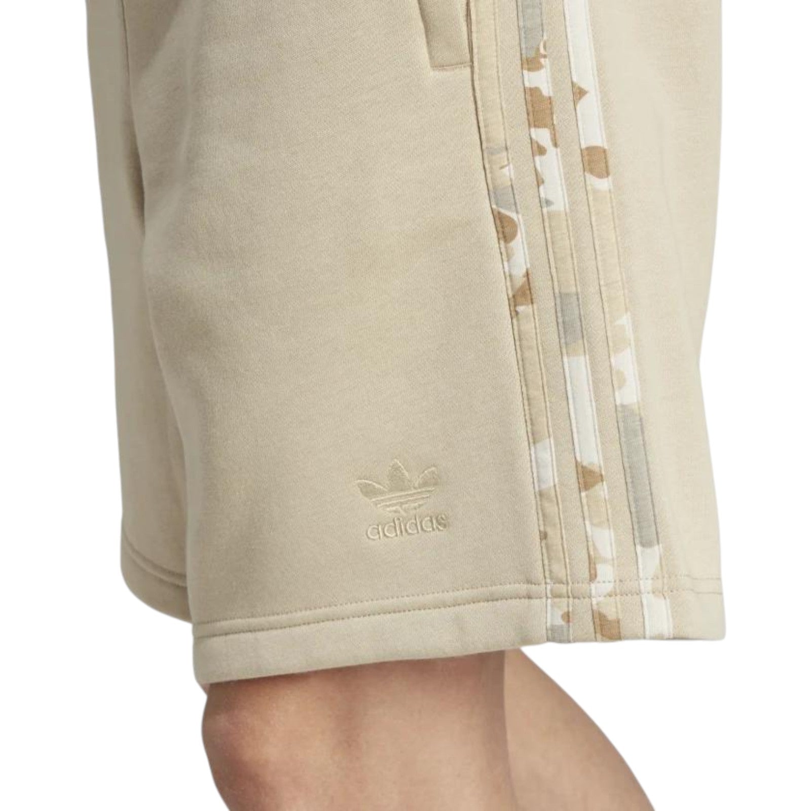 adidas Originals Men's Graphics Camo Stripe Shorts - Beige