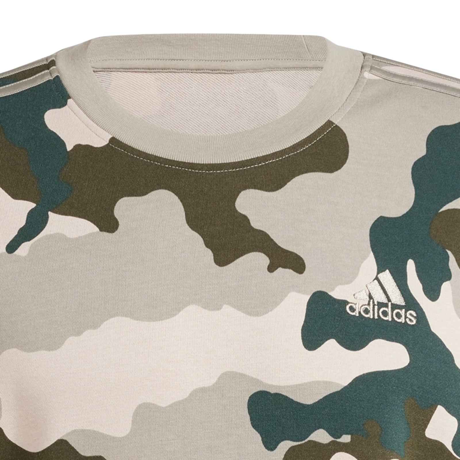 adidas Men's Seasonal Essentials Camouflage Sweatshirt - Green