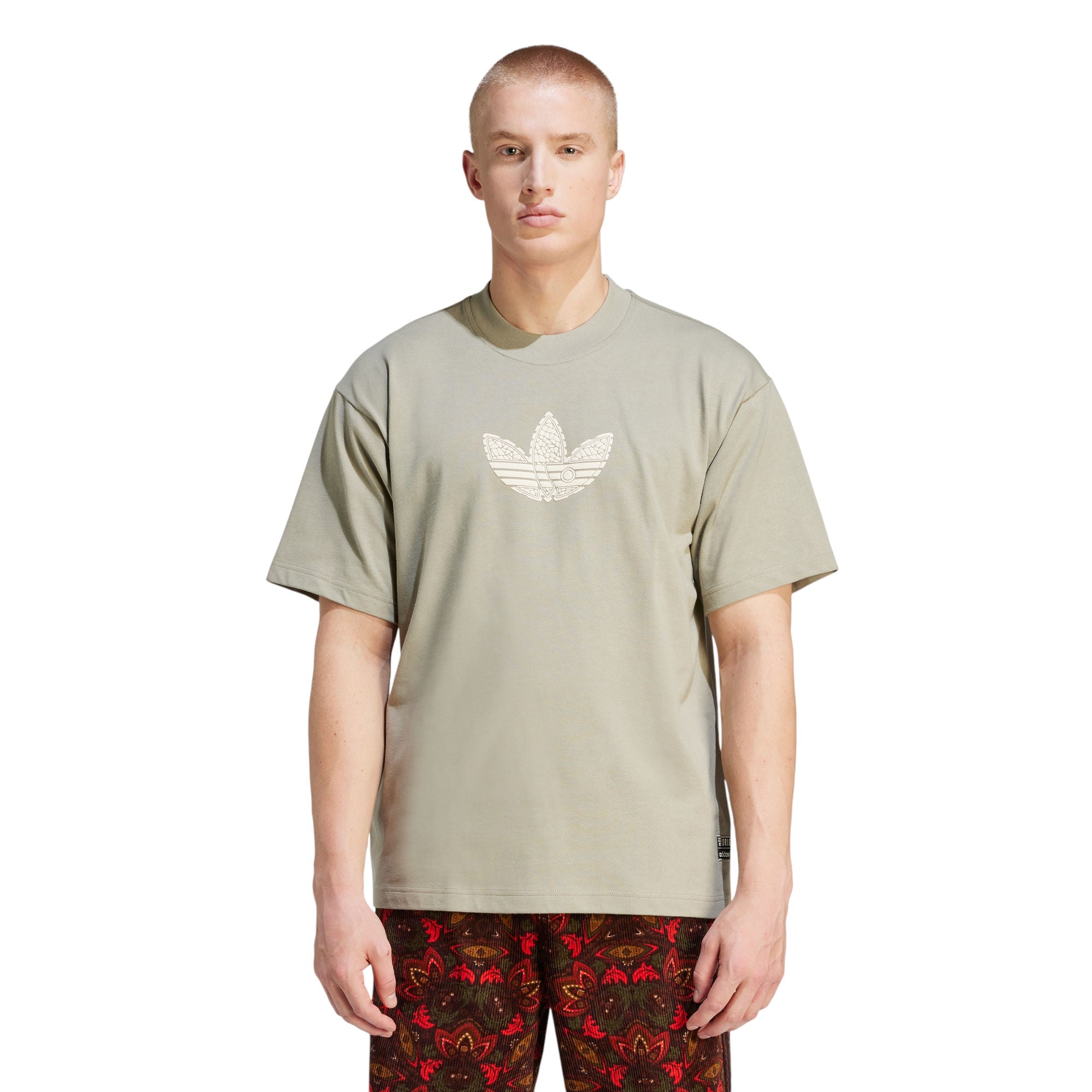 adidas Originals Graphic T-Shirt - Silver Pebble