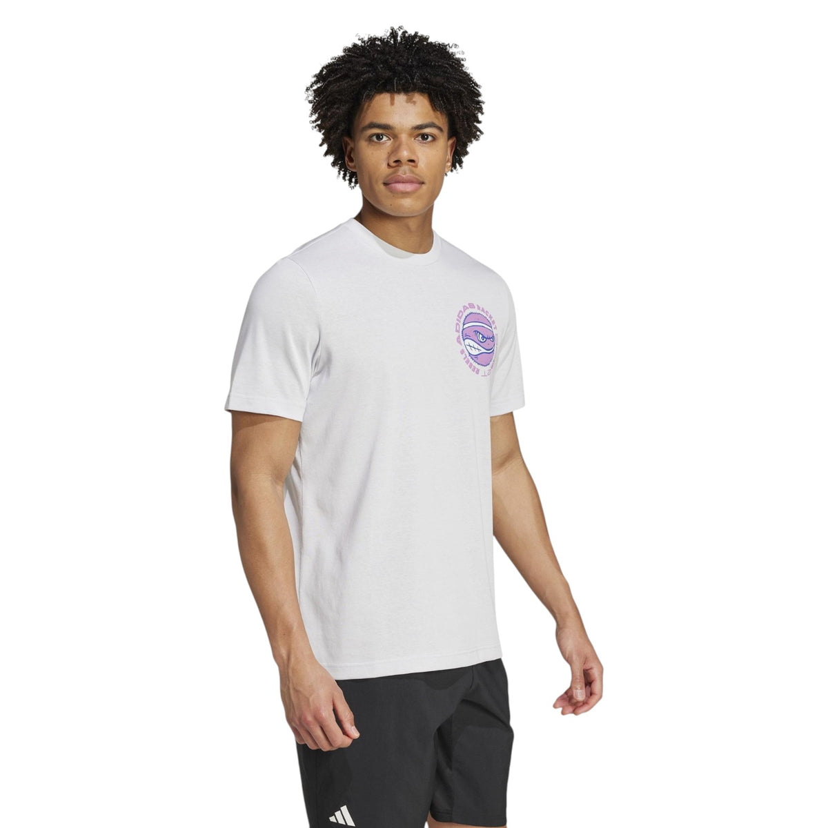 adidas Racket Sport Rebels Graphic T-Shirt - Grey