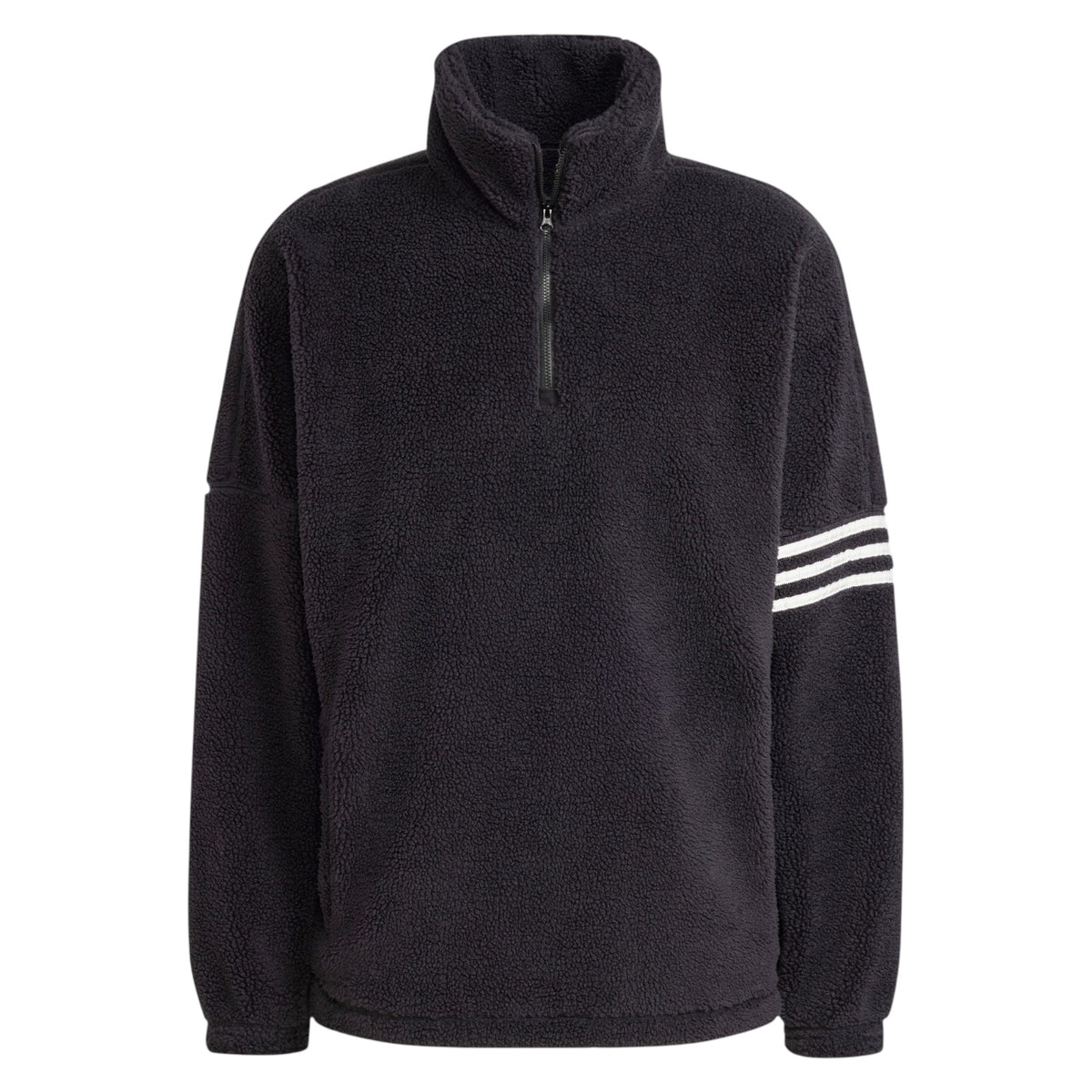 adidas Originals Men's Neuclassics Polar Fleece 1/2 Zip Sweatshirt - Black