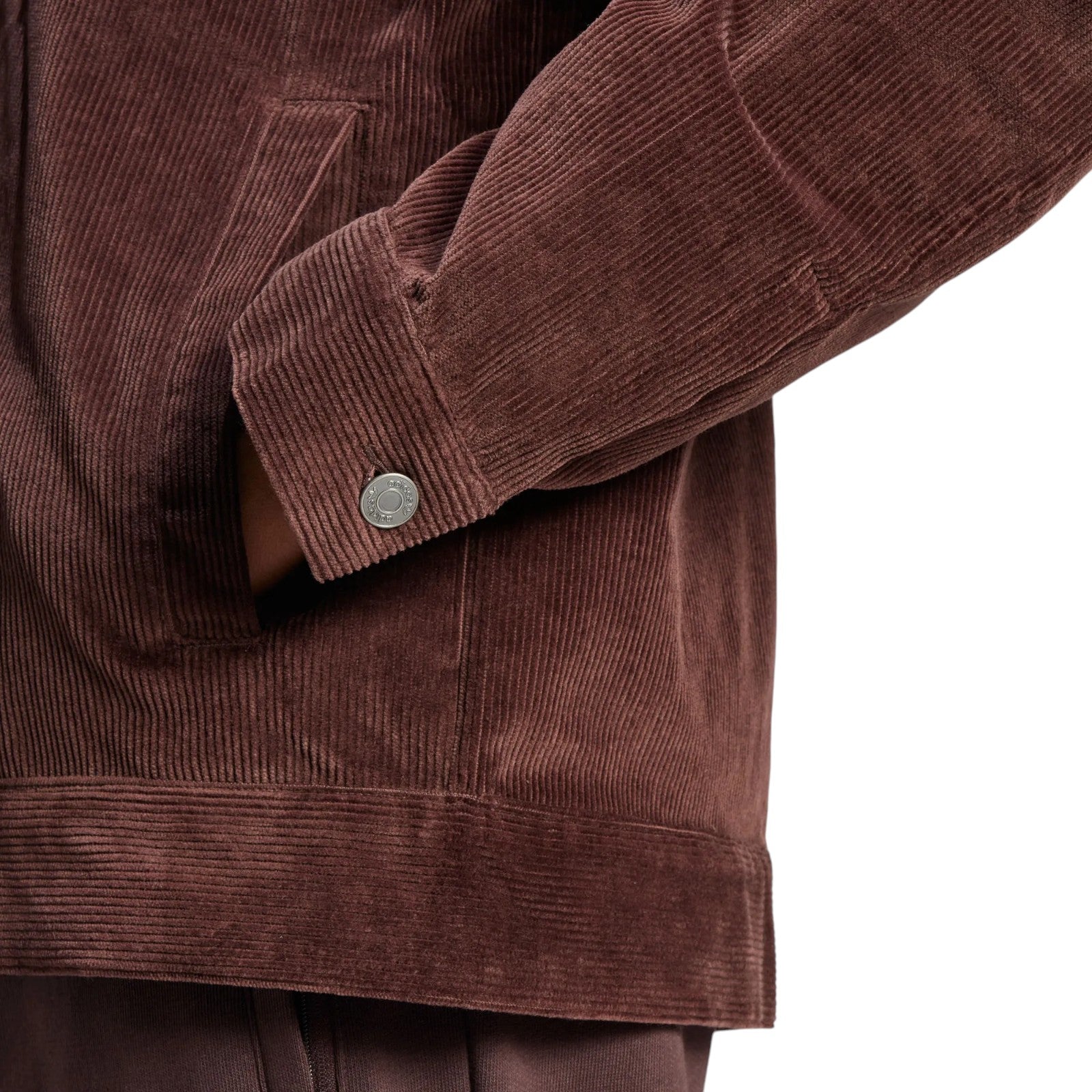 adidas Originals Men's Corduroy Coach Jacket - Brown