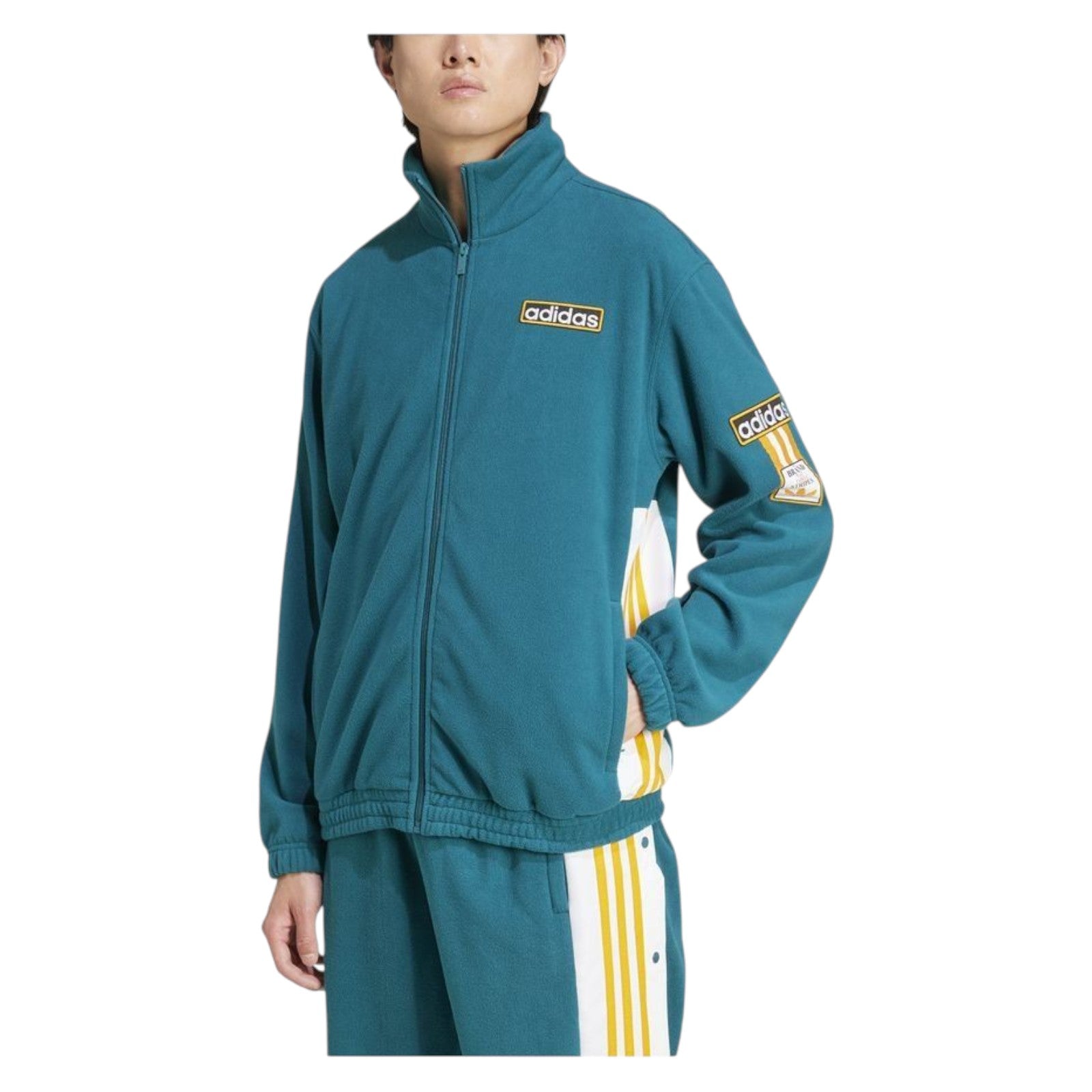 adidas Originals Men's Polar Fleece Adibreak Track Top - Green