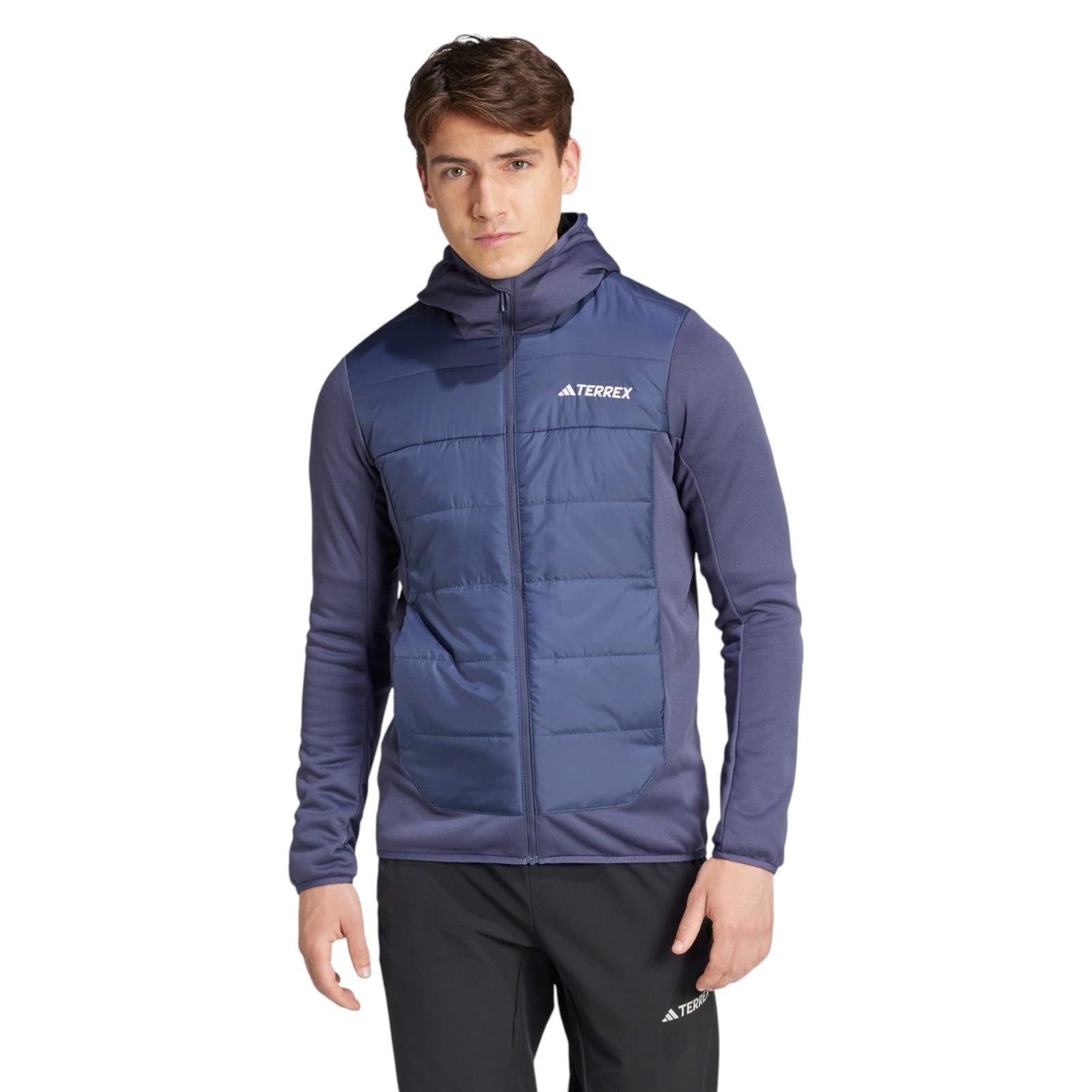 adidas Terrex Multi Hybrid Insulated Hooded Jacket - Navy