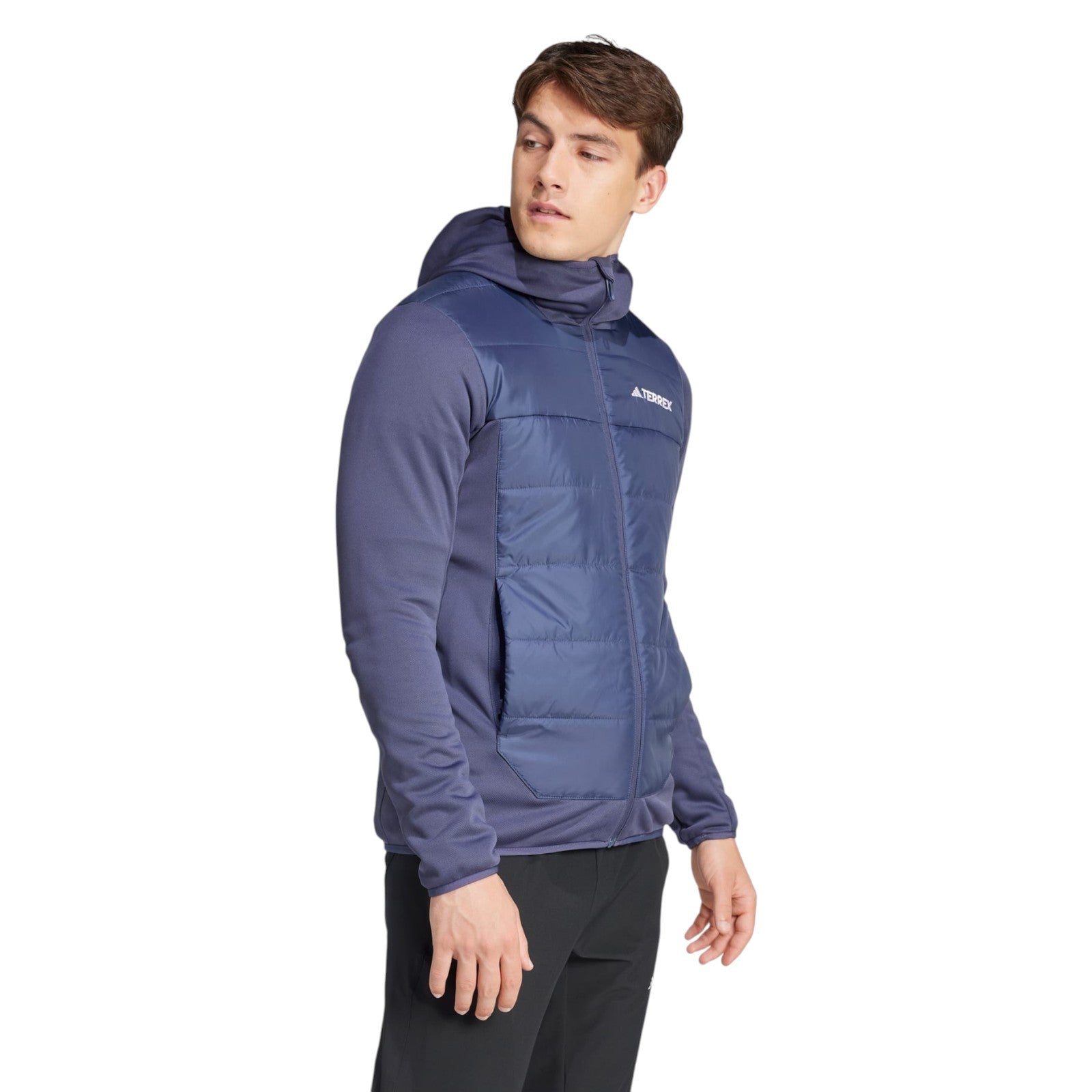 adidas Terrex Multi Hybrid Insulated Hooded Jacket - Navy