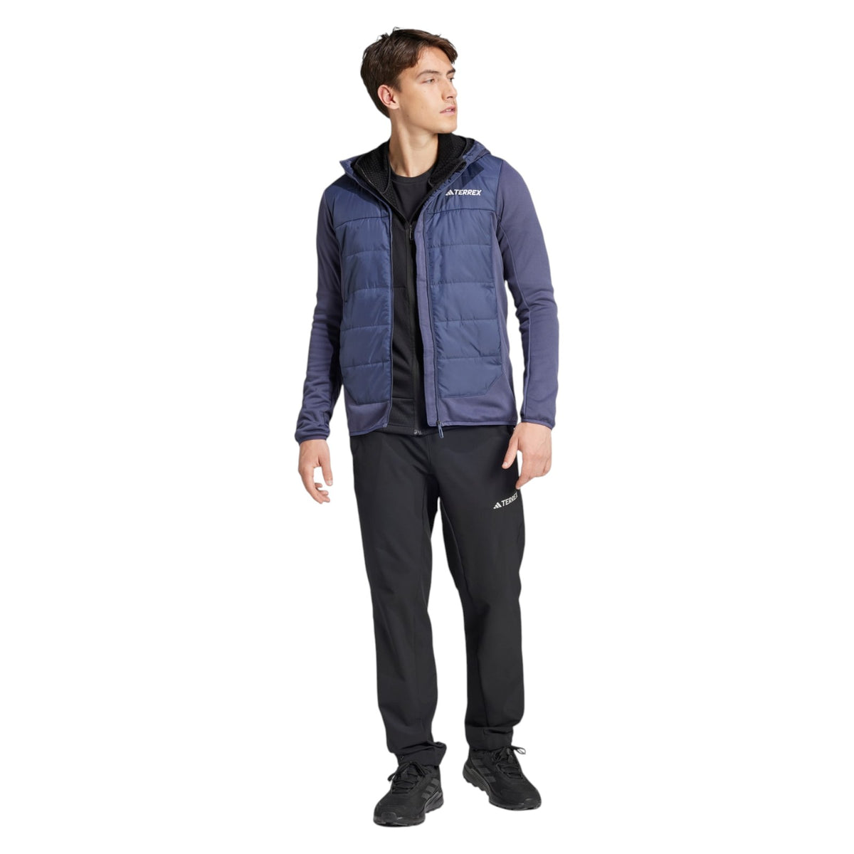 adidas Terrex Multi Hybrid Insulated Hooded Jacket - Navy