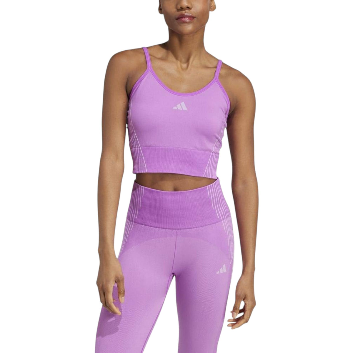 adidas Women's AEROKNIT Training Tank Top - Purple