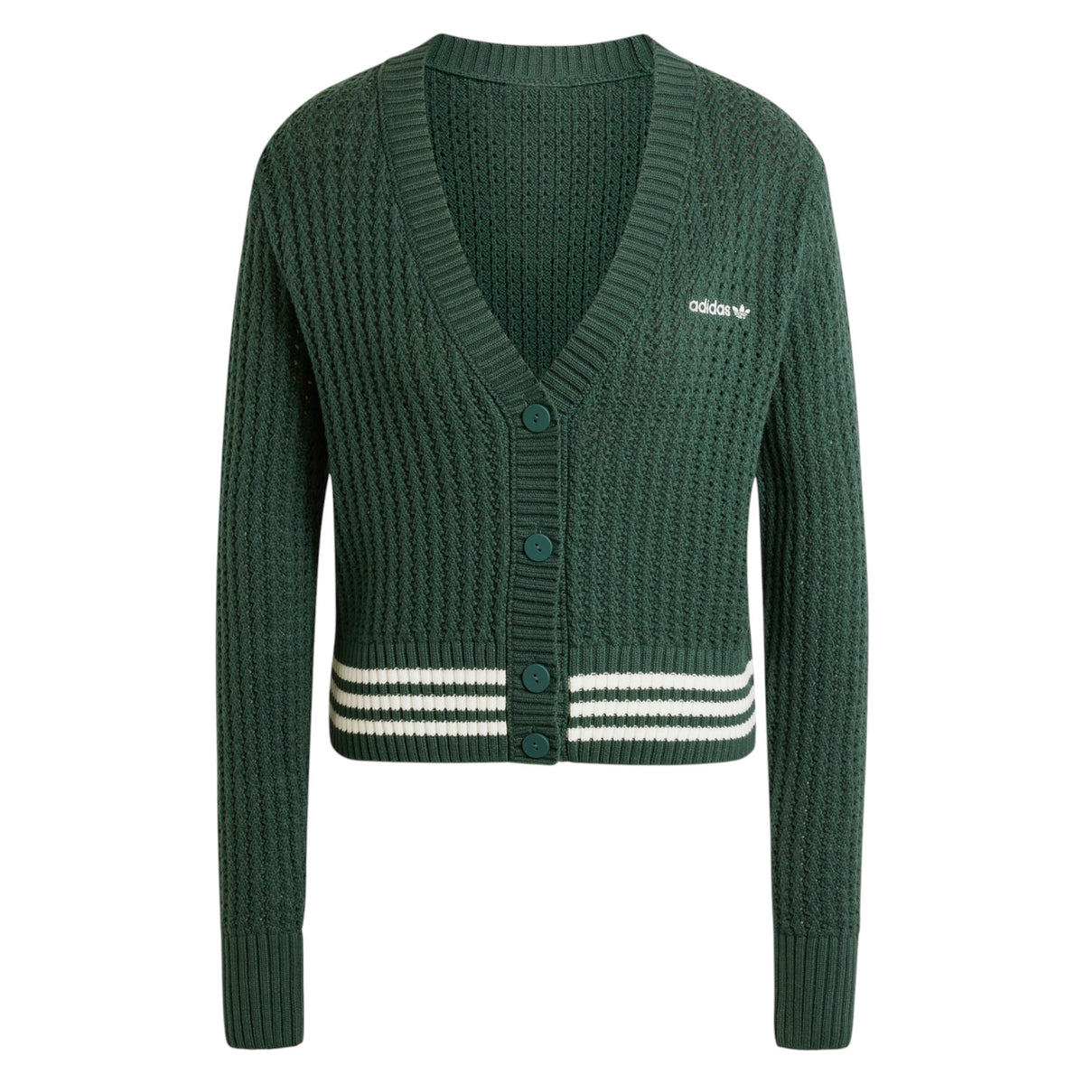 adidas Originals Women's Knit Cardigan - Green