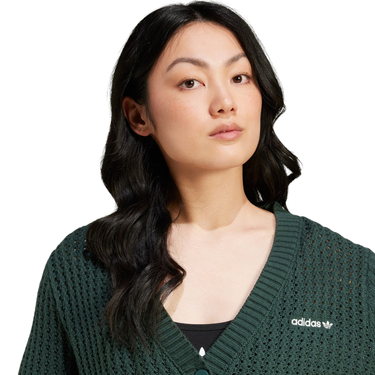 adidas Originals Women's Knit Cardigan - Green