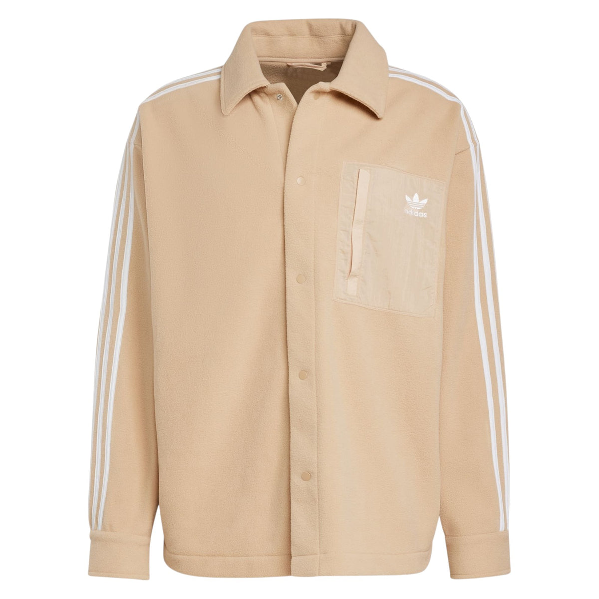 adidas Originals Men's Adicolor Polar Fleece Shirt - Beige